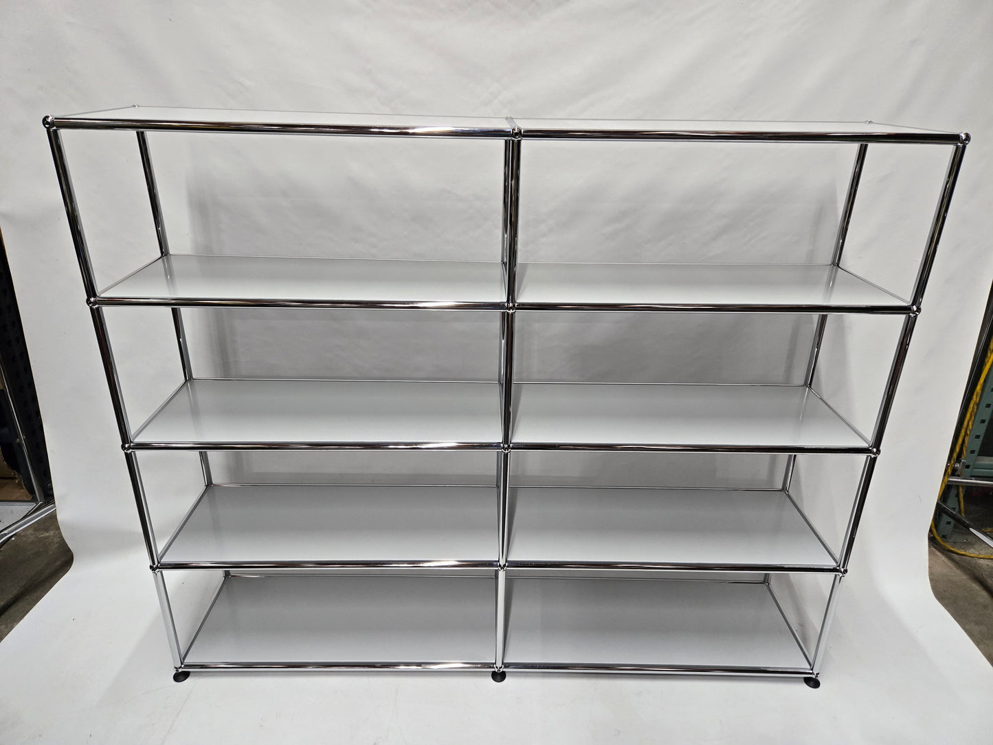 USM Haller 2x4 8-Shelf Bookcase in Light Grey