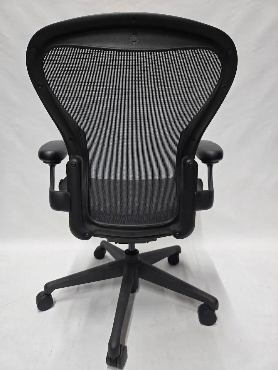 Herman Miller Remastered Aeron Chair, Size B, in Graphite