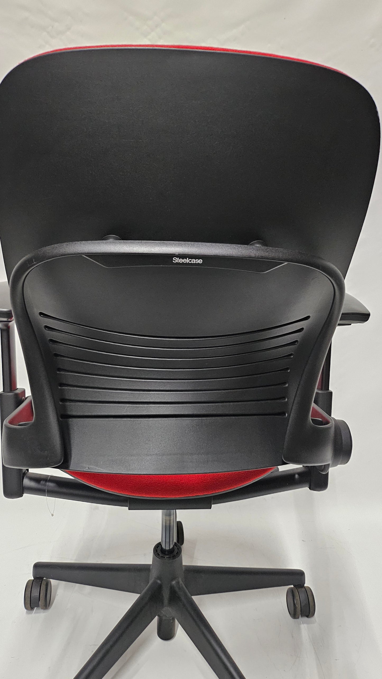 Steelcase Leap V2 Chair in Red Fabric