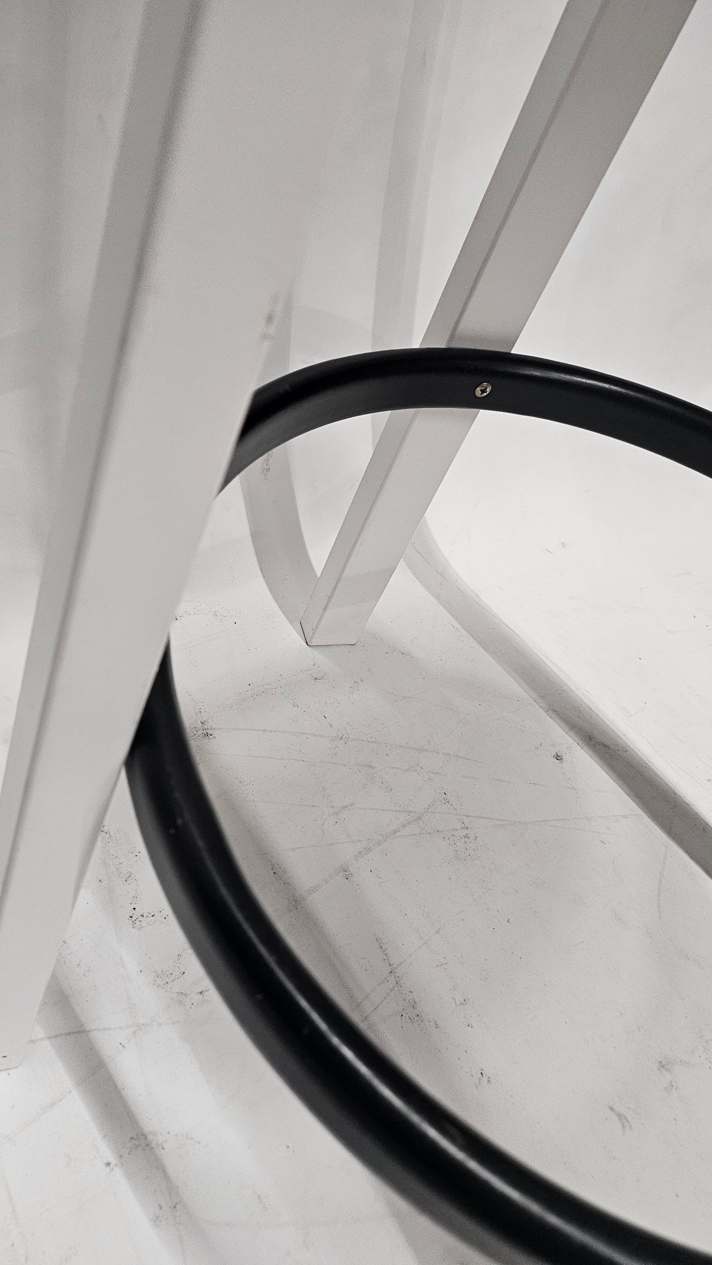 Artek Alvar Aalto Model 64 Bar Height Stool with Upholstered Seat