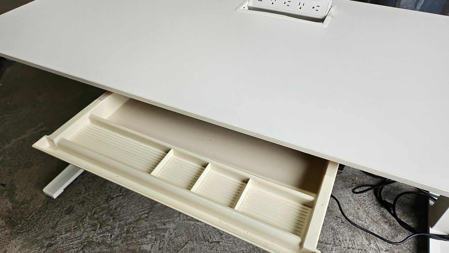 Herman Miller Renew 59x29-in Sit-To-Stand Desk with Electric Outlet