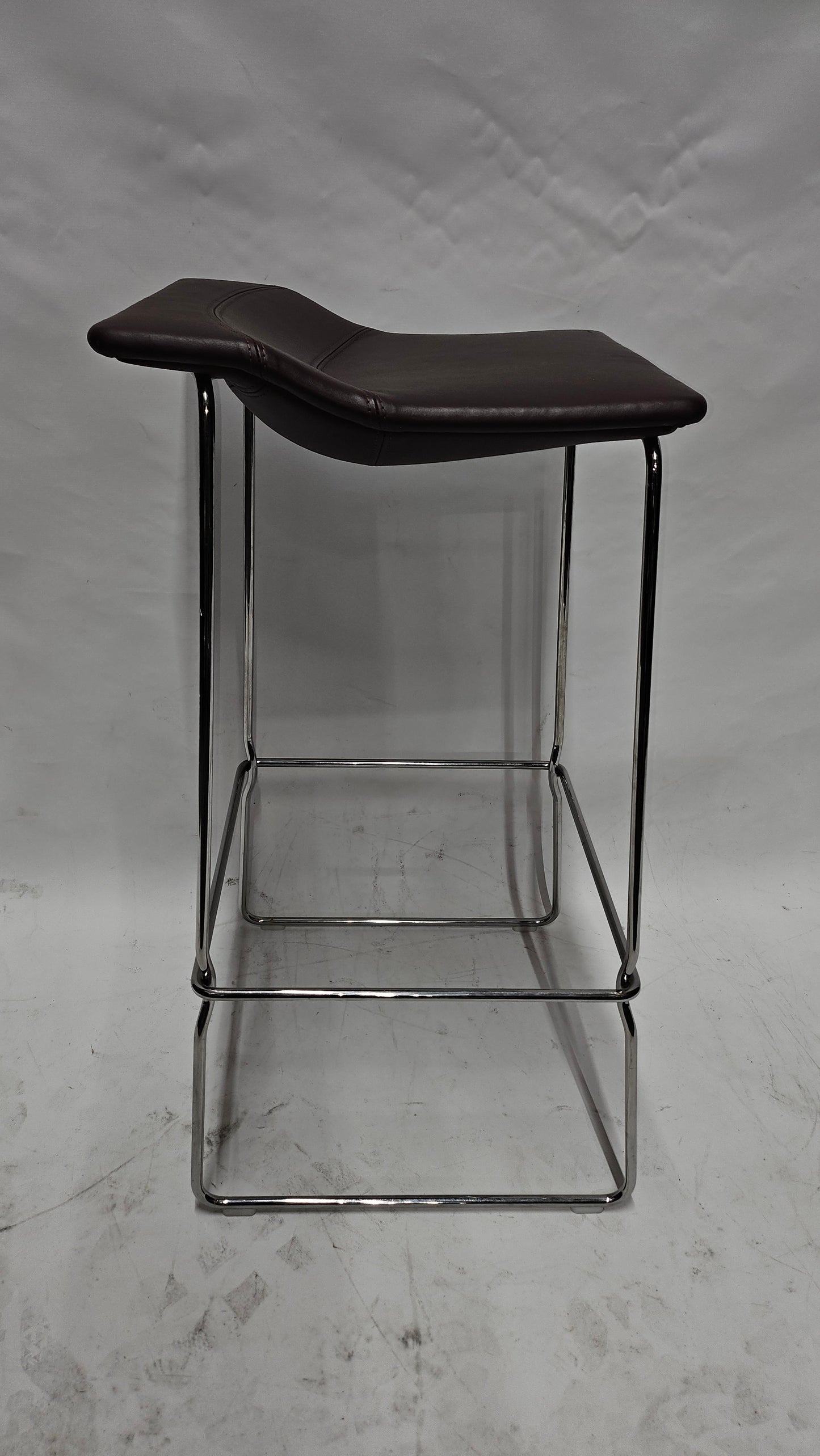 Coalesse Last Minute Bar Height Stool in Maroon