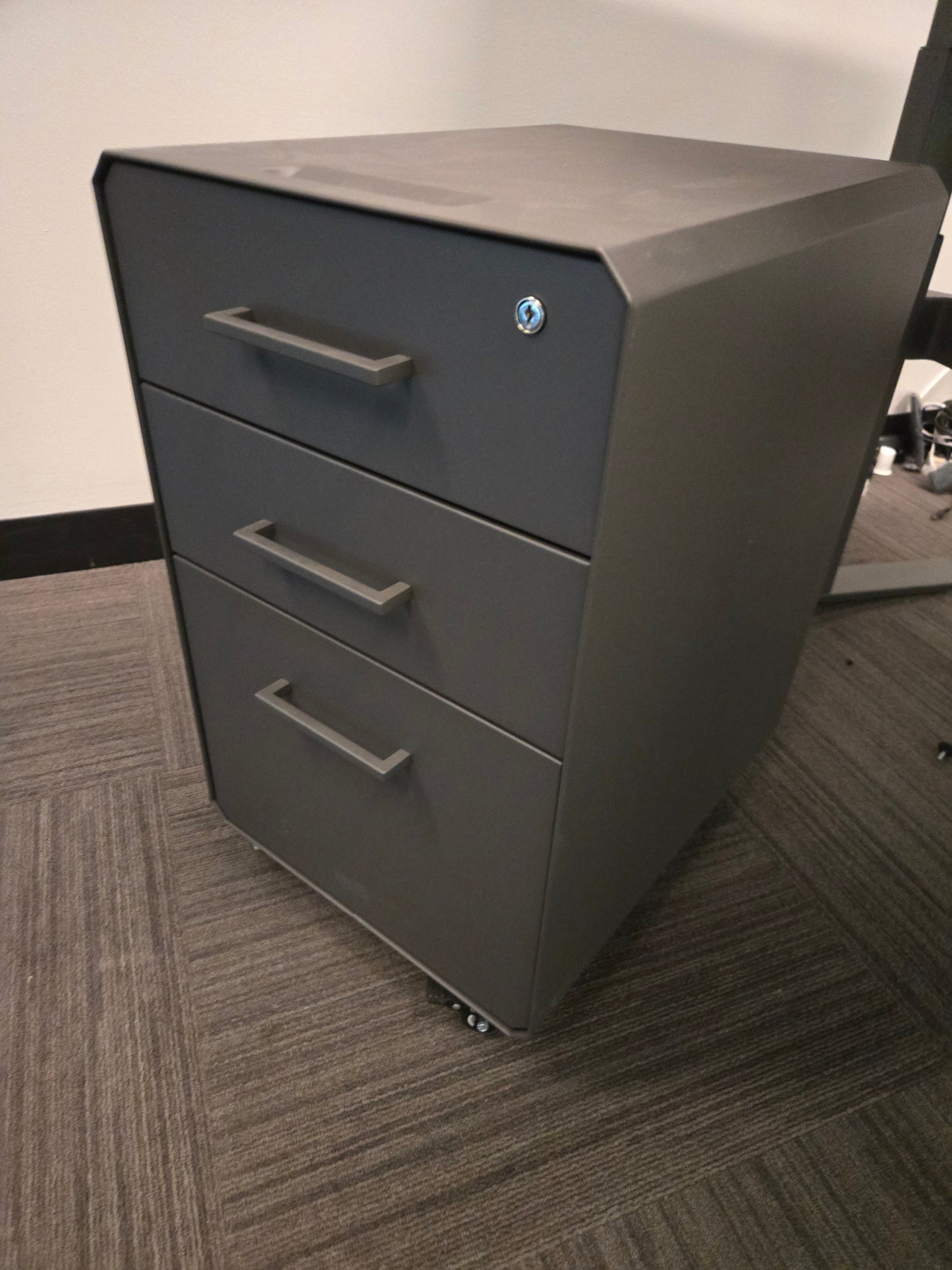 VariDesk Mobile File Cabinet in Grey