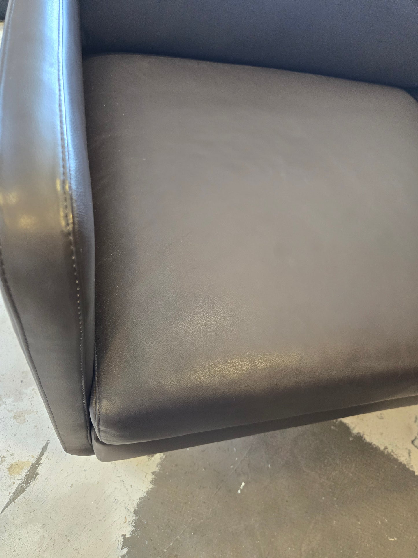 Bernhardt Design Gaia 3-Seat Sofa in Brown