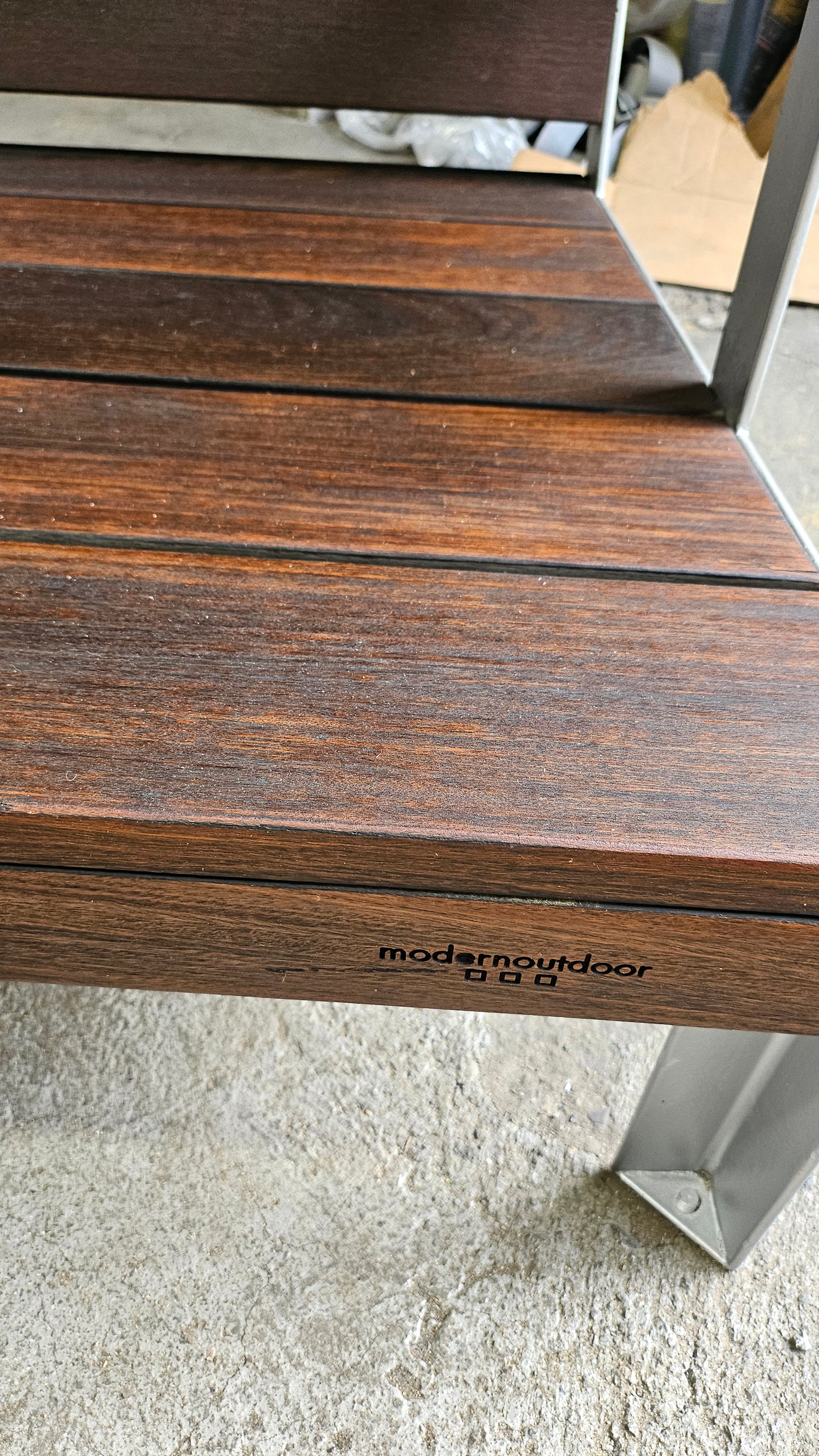 Modern Outdoor Etra Round Coffee Table and 3 Club Chairs