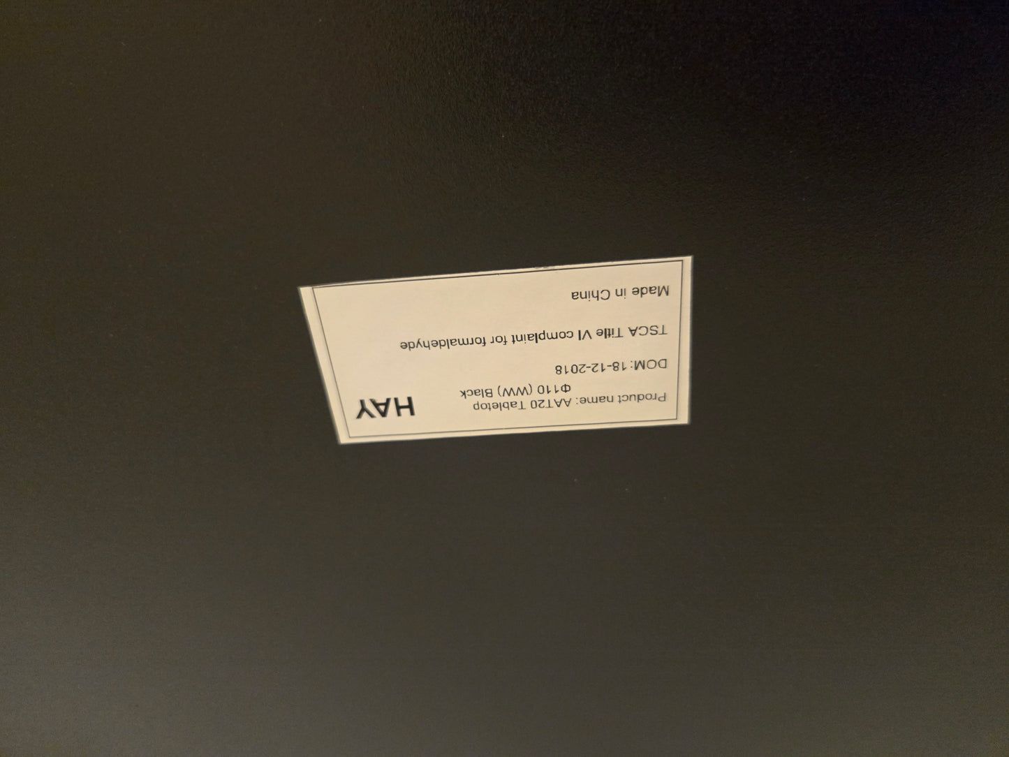 HAY About A Table (AAT20) 43-in Round Dining Table