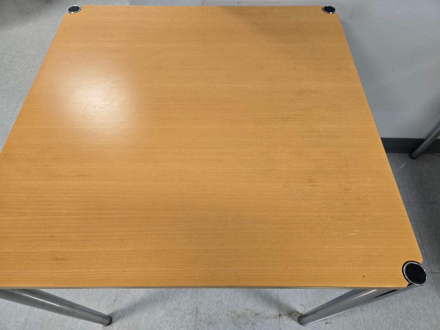 USM Haller Square Table in Natural Beech