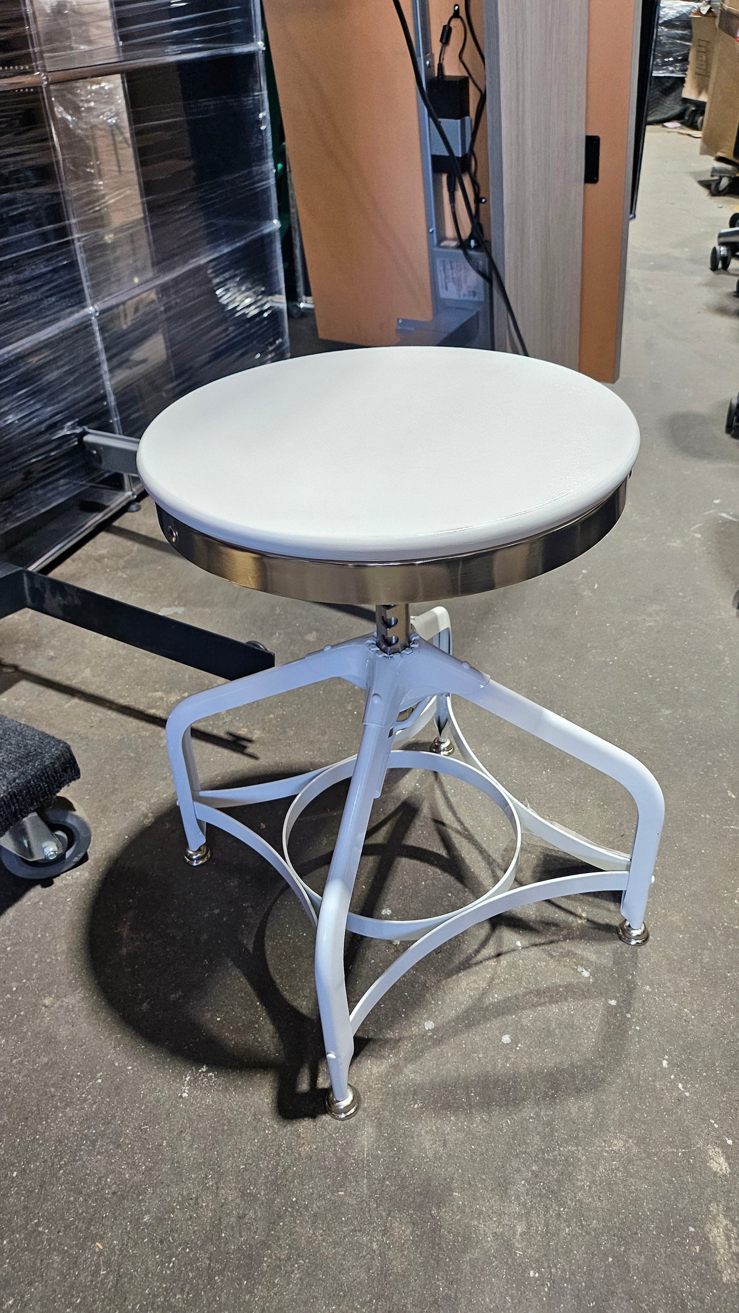 Restoration Hardware Vintage Toledo Low Stool (New in Box)