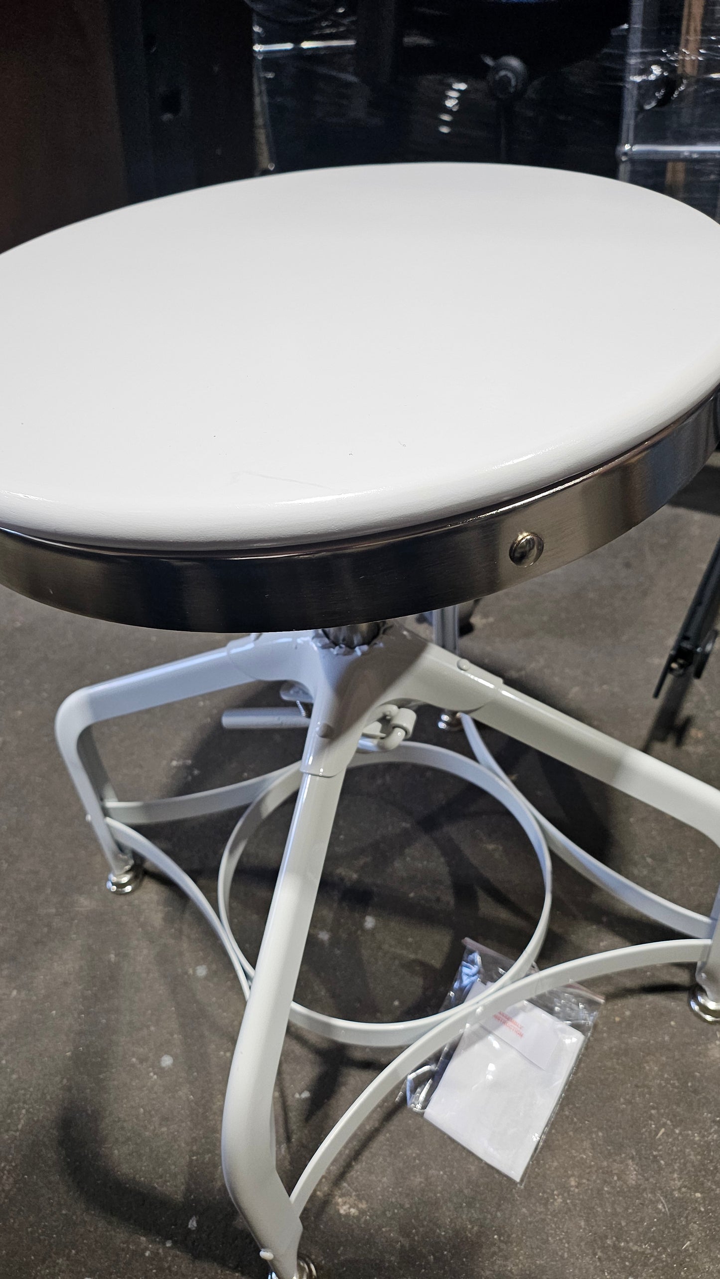 Restoration Hardware Vintage Toledo Low Stool (New in Box)