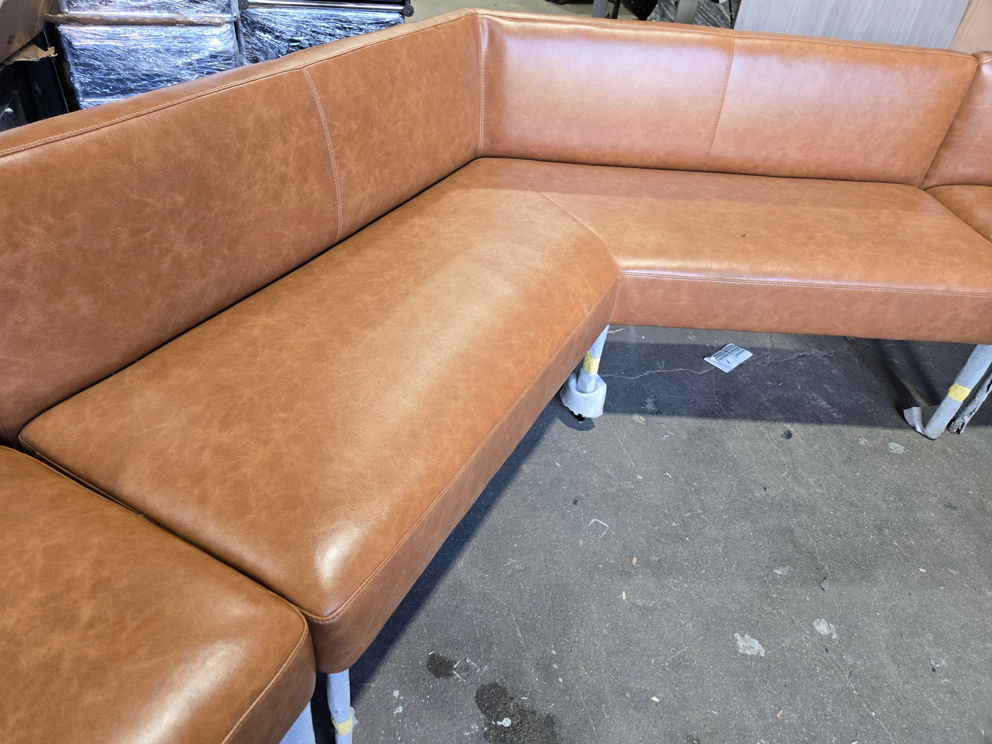 Keilhauer Pact Lounge-Bench Set of 3 in Brown