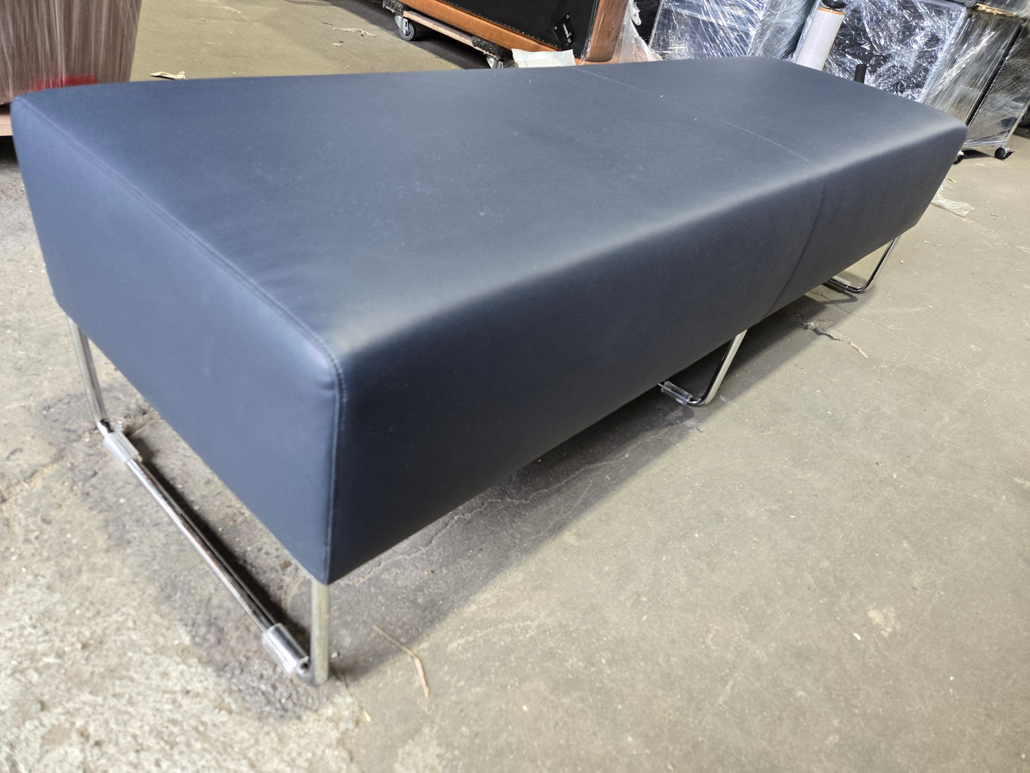 Bernhardt Design Balance 3-Seat Bench in Blue