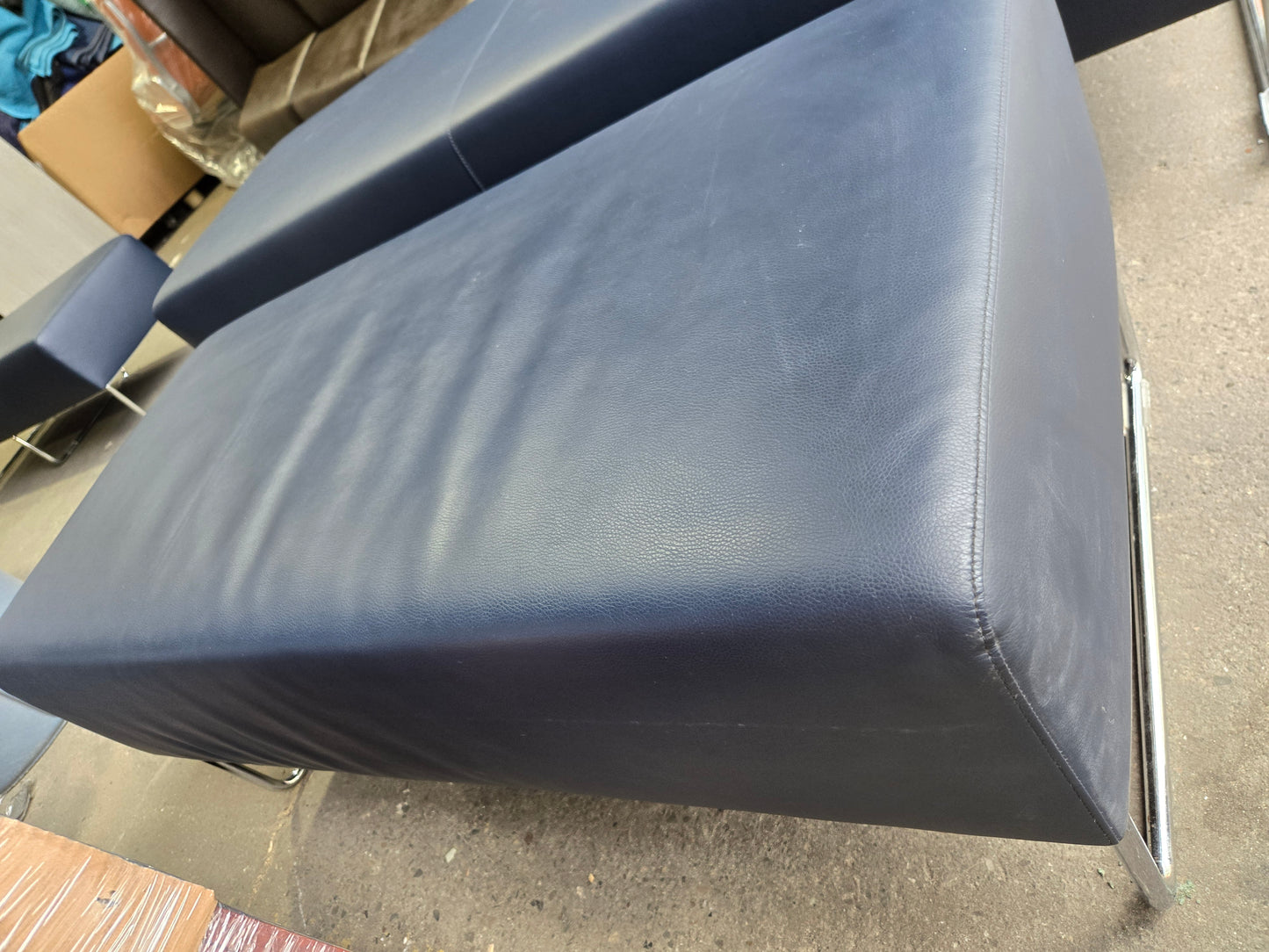 Bernhardt Design Balance 2-Seat Bench in Blue