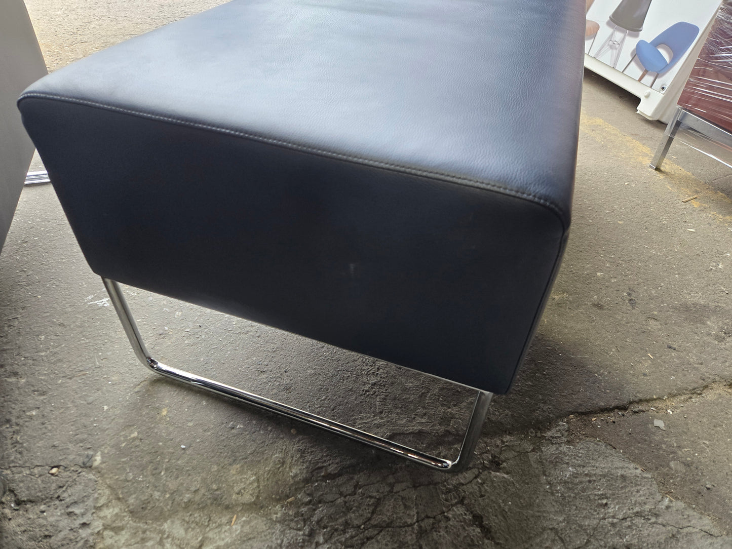 Bernhardt Design Balance 2-Seat Bench in Blue