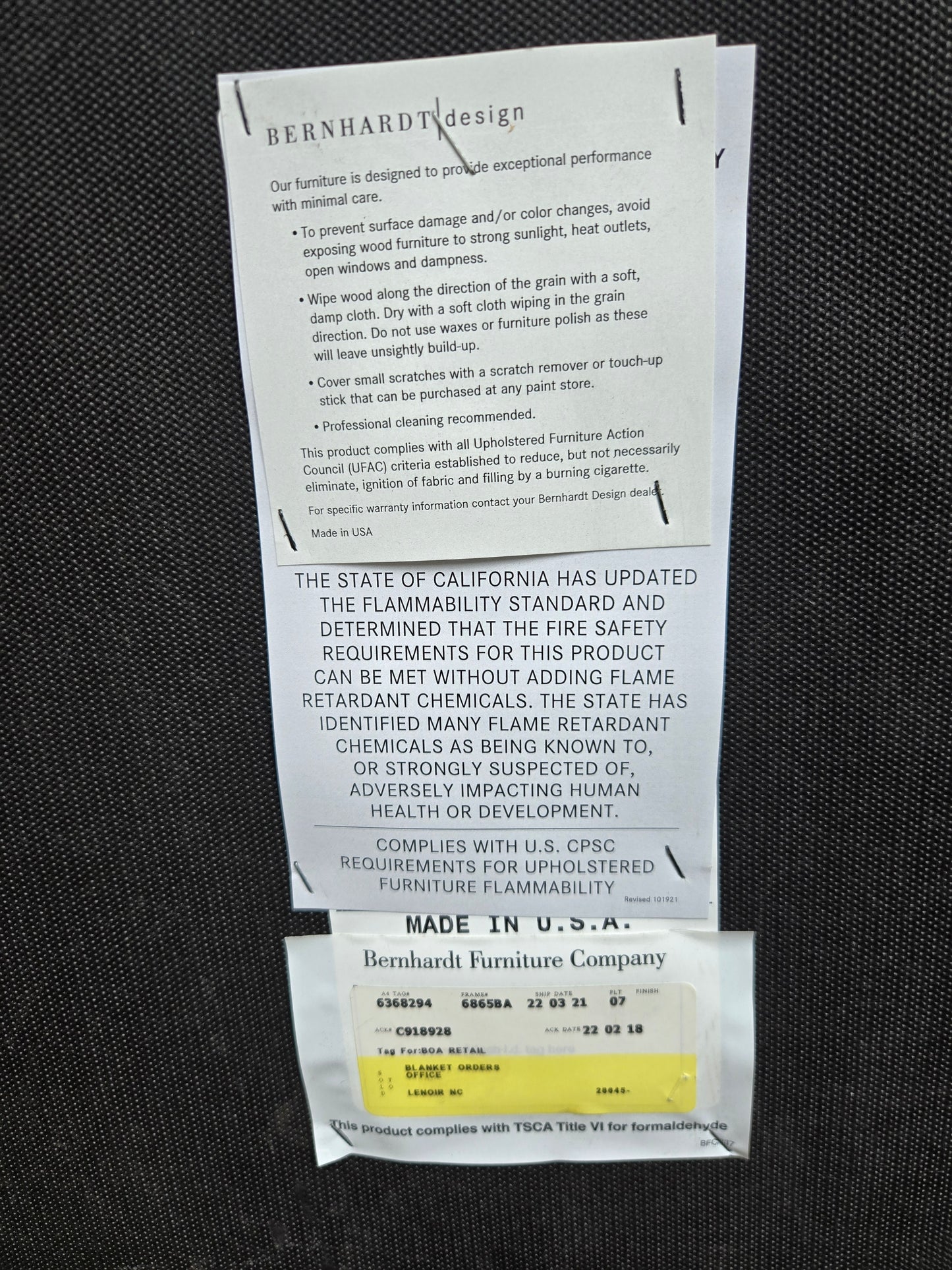 Bernhardt Design Balance 2-Seat Bench in Blue