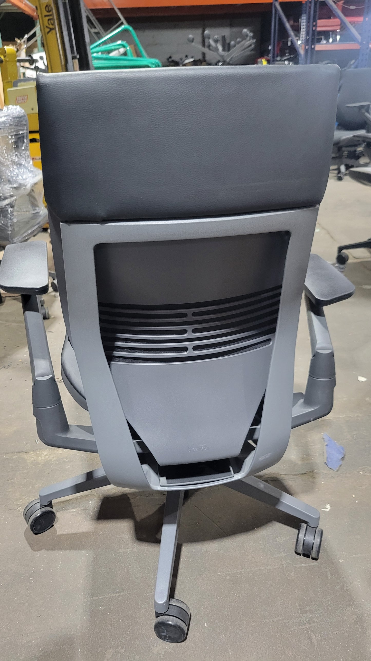 Steelcase Gesture Chair in Black Eco-Leather