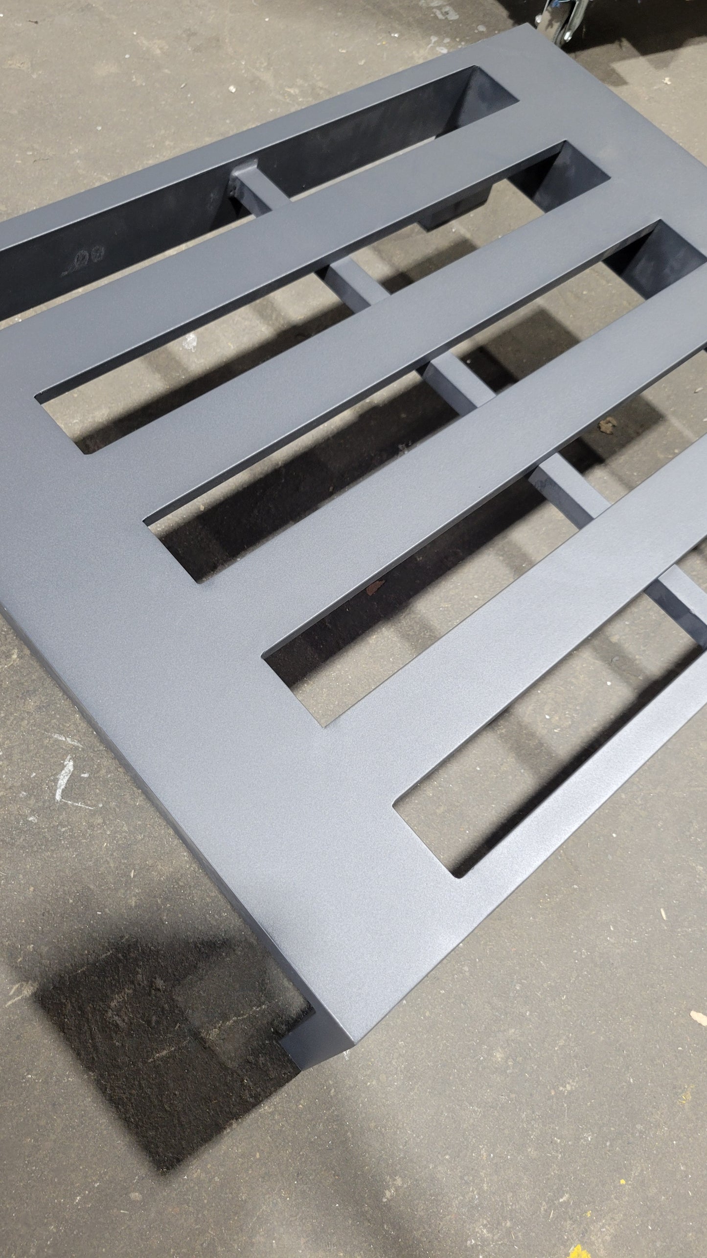 Crate & Barrel Walker Metal Outdoor Ottoman