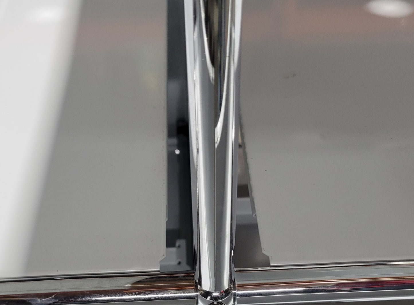 USM Haller Cabinet 2x2 with 2 Open Drawers & 2 Shelves in Light Grey