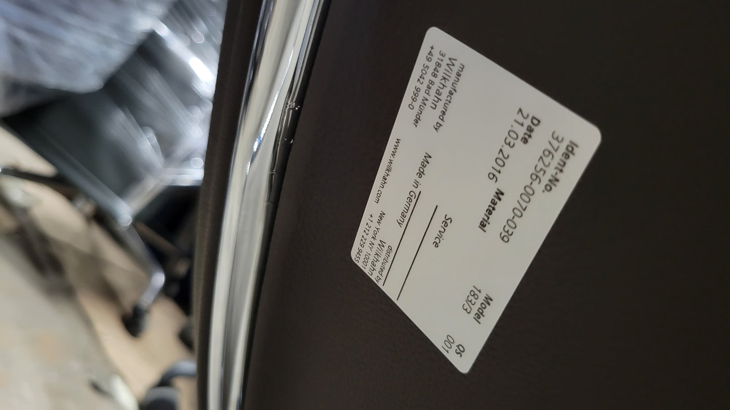 Wilkhahn Neos 183/3 Cantilever Chair in Brown