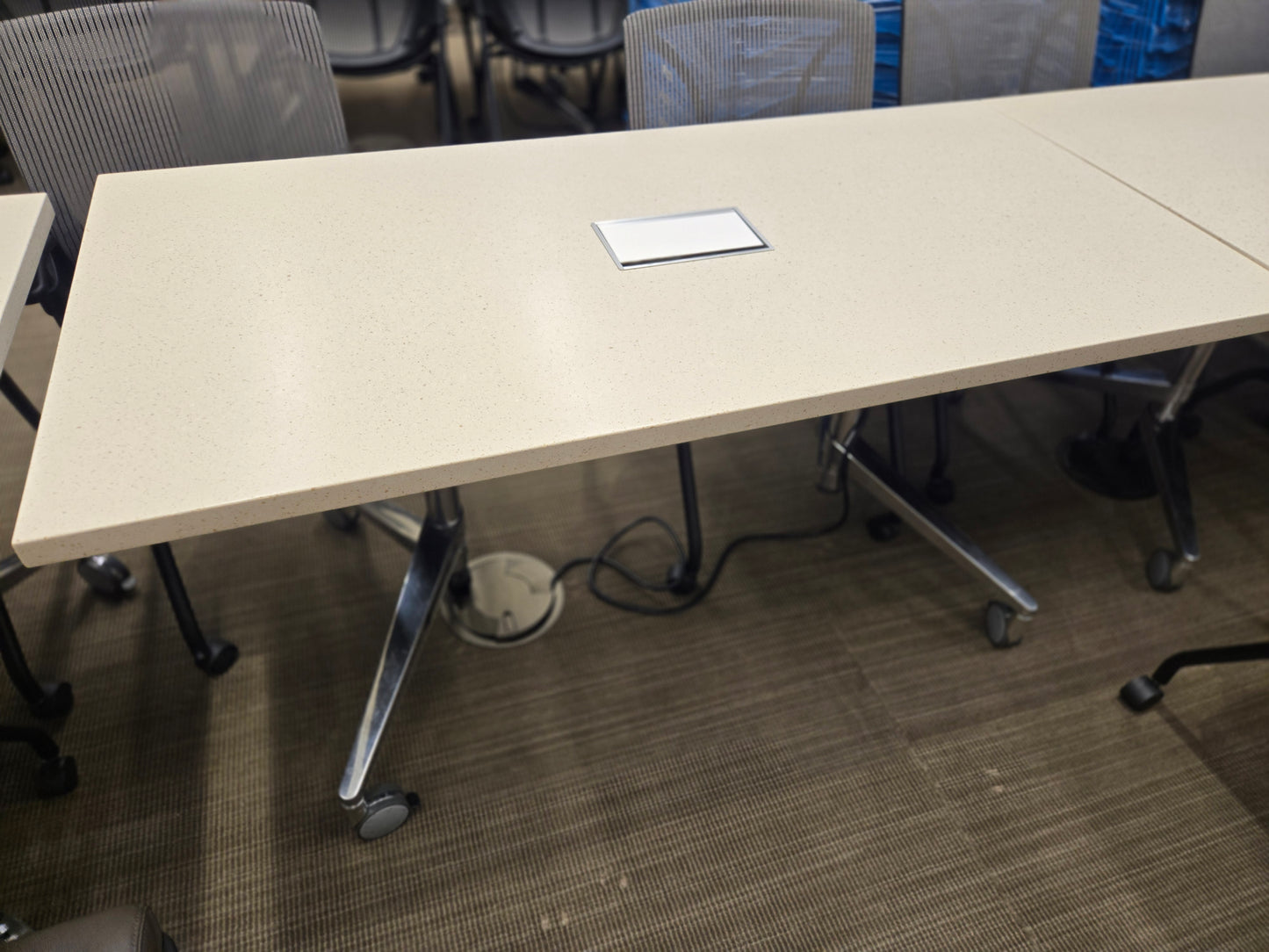 Bernhardt Design 60x30-in Training Table with Electric Module