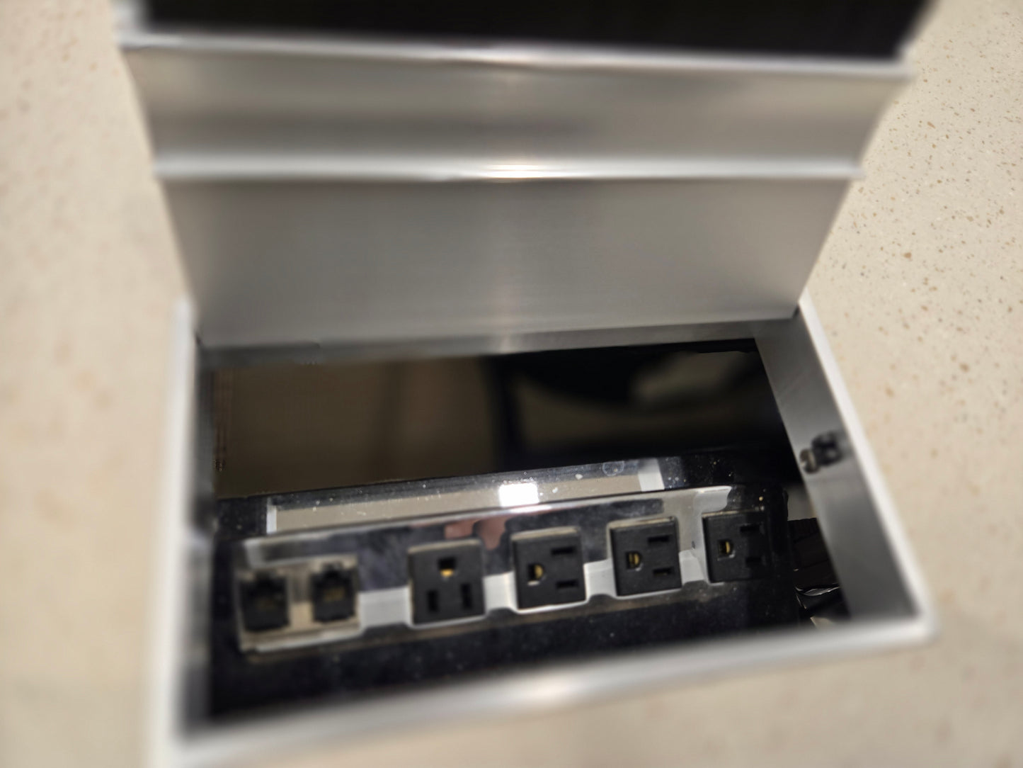 Bernhardt Design 60x30-in Training Table with Electric Module