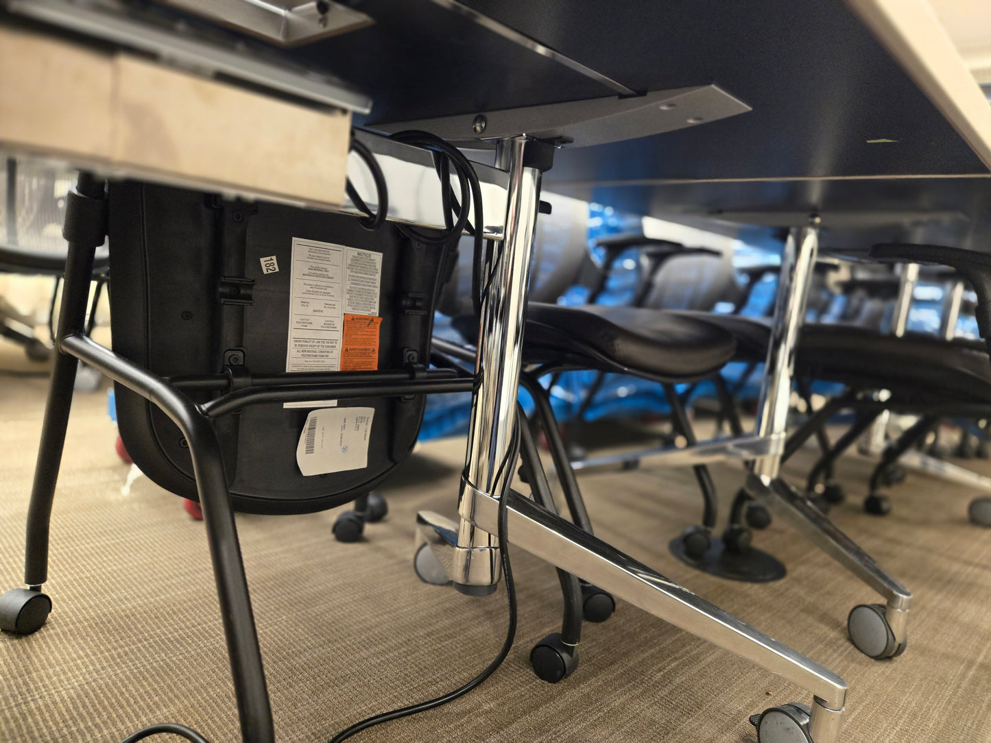 Bernhardt Design 60x30-in Training Table with Electric Module