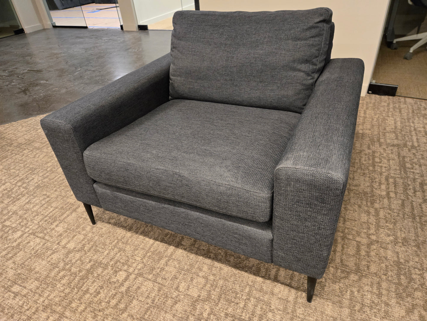 Article Nova Lounge Chair in Grey Fabric