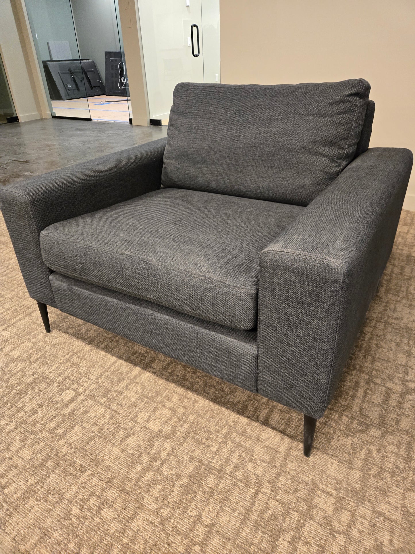 Article Nova Lounge Chair in Grey Fabric