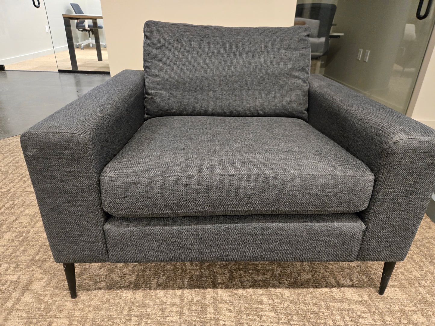 Article Nova Lounge Chair in Grey Fabric