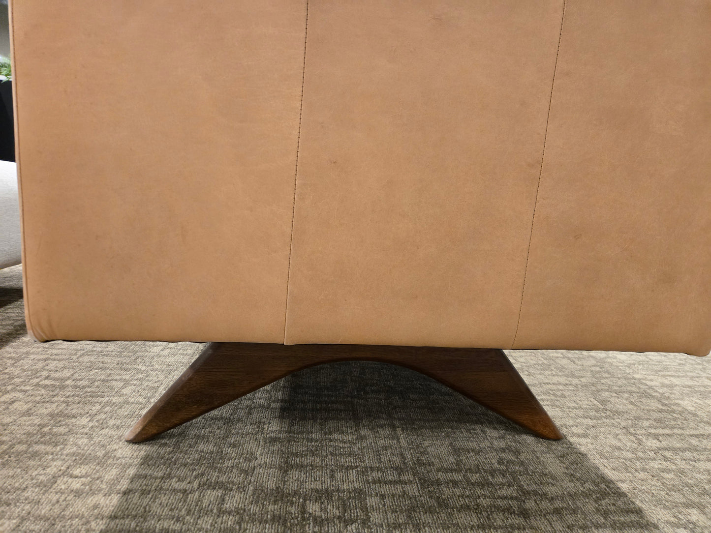 West Elm Brooklyn 81-in Sofa in Sienna Leather