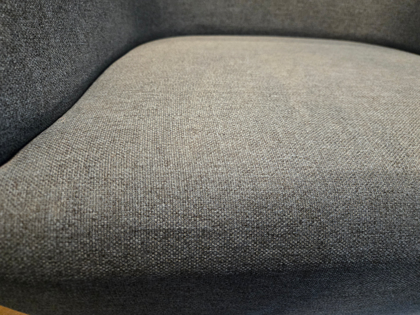 Poppin Pitch Club Chair in Blue