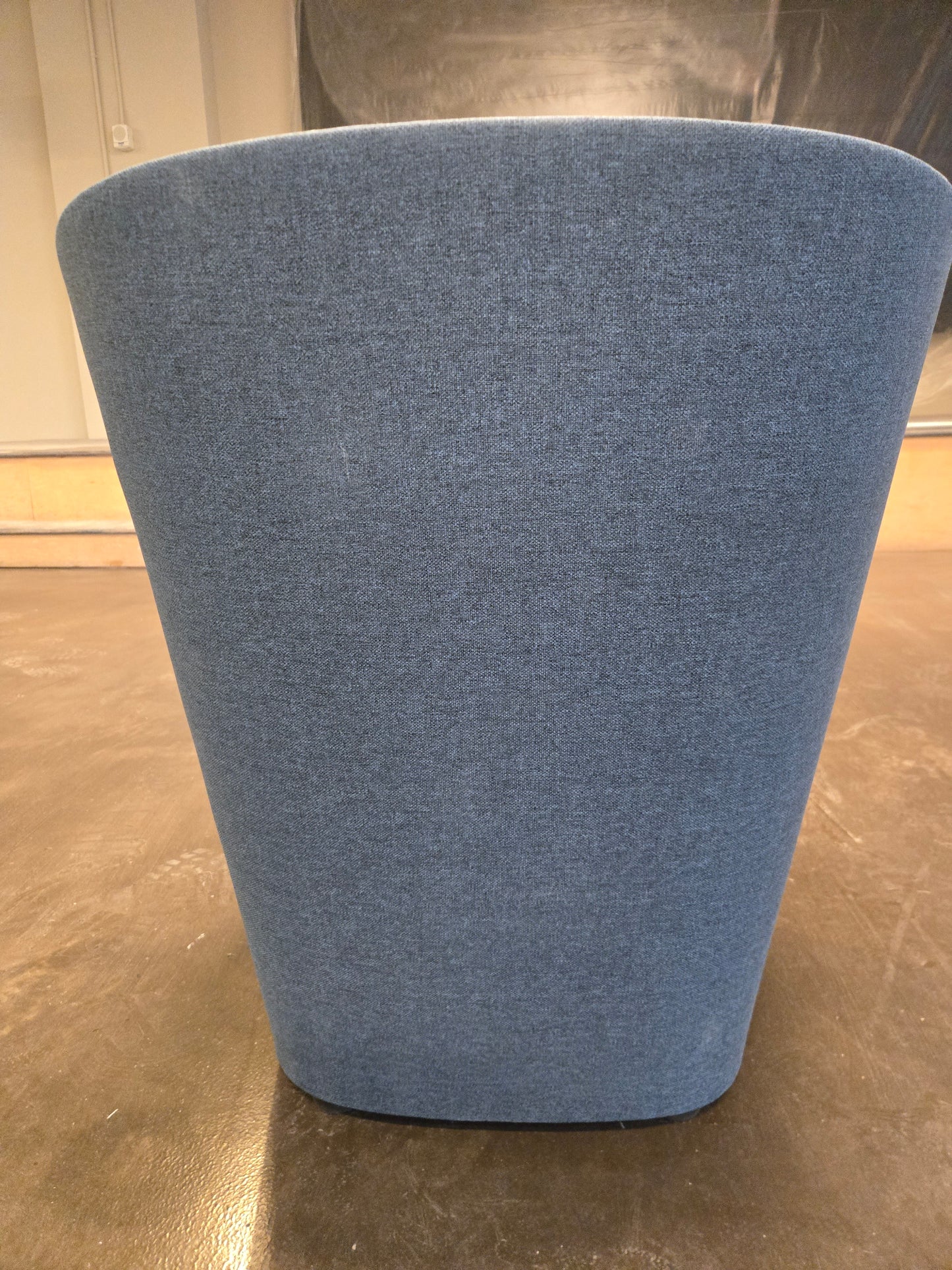 Poppin Pitch Club Chair in Blue