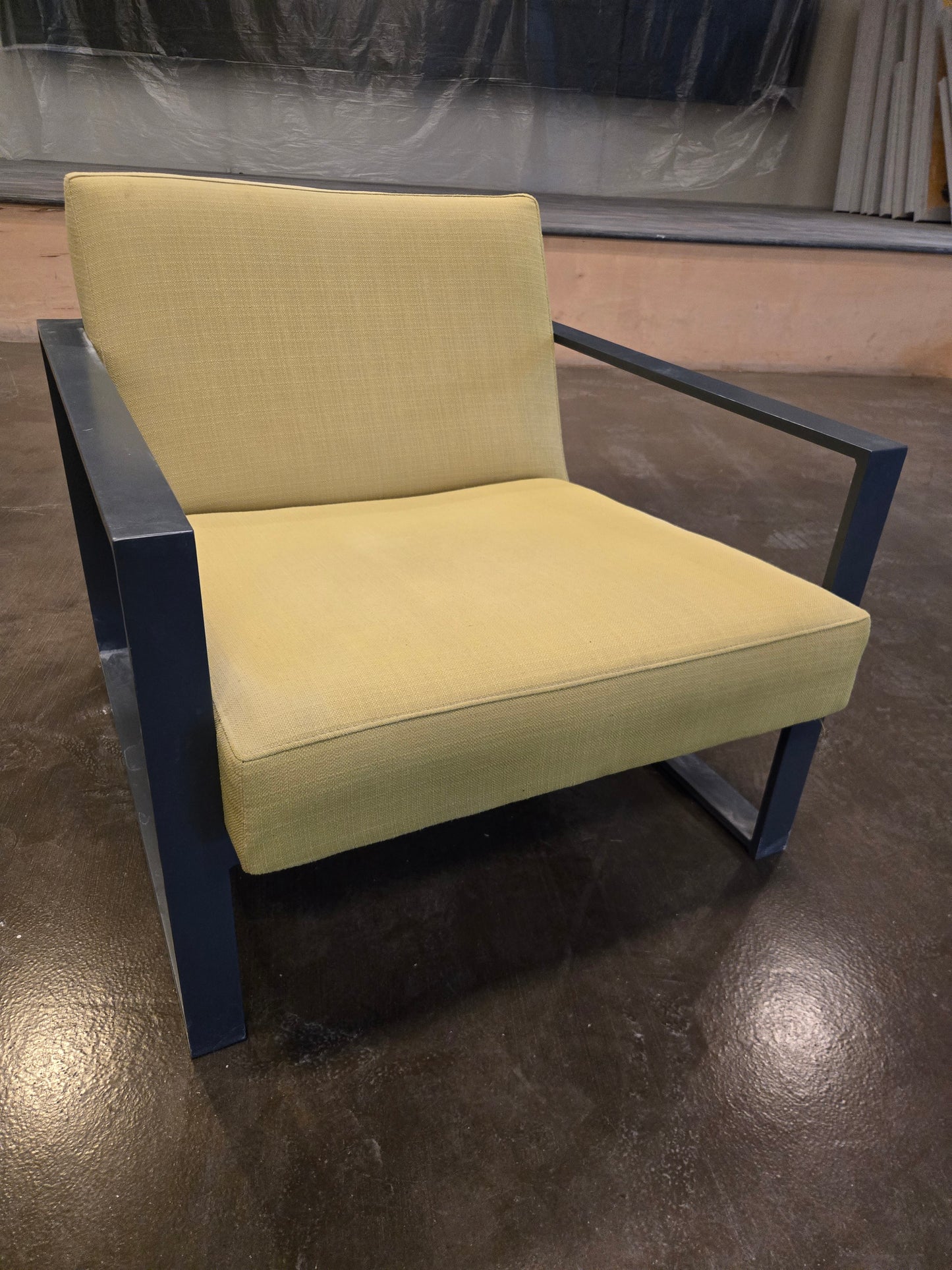 CB2 Specs Lounge Chair in Lime