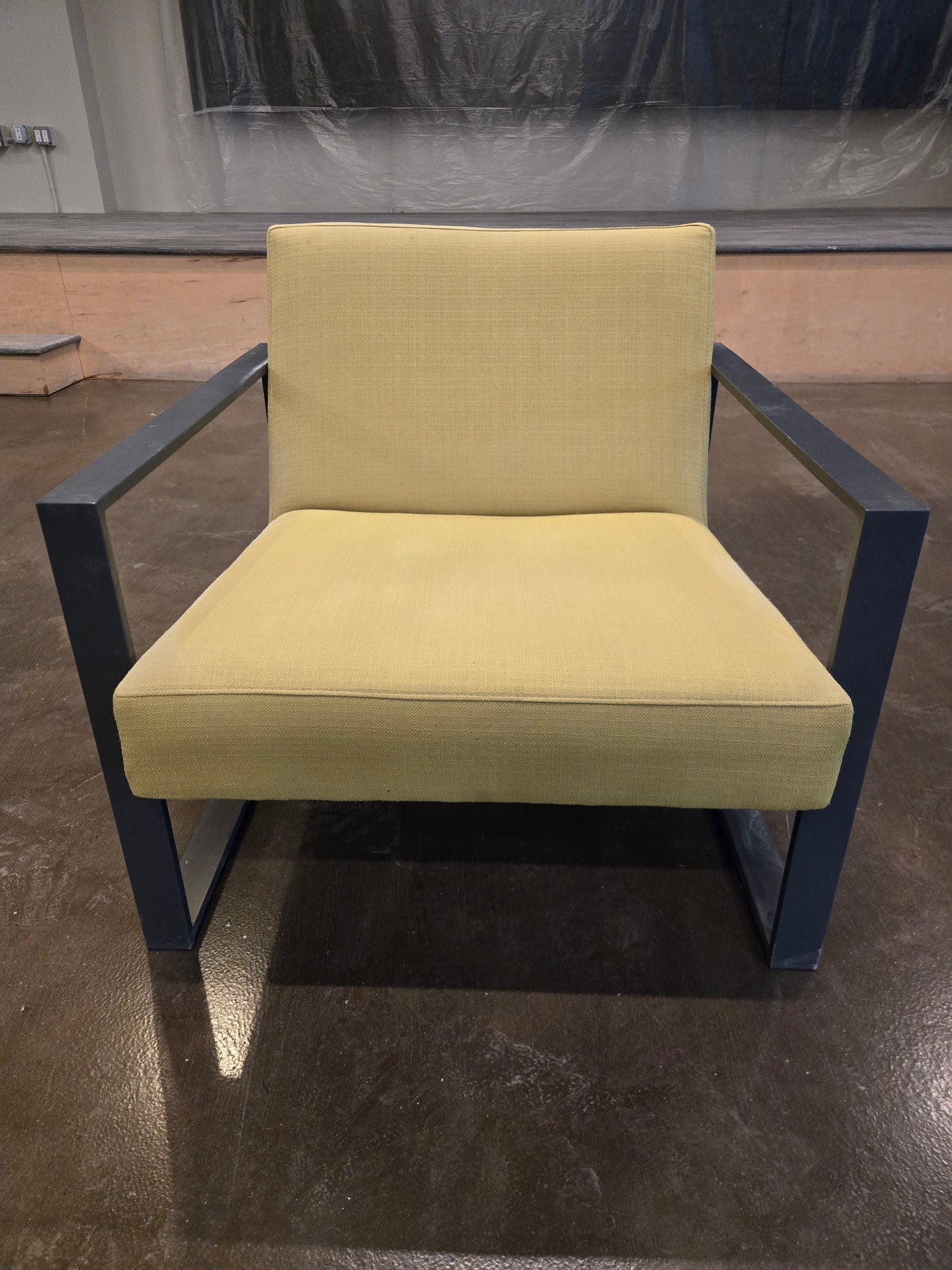 CB2 Specs Lounge Chair in Lime
