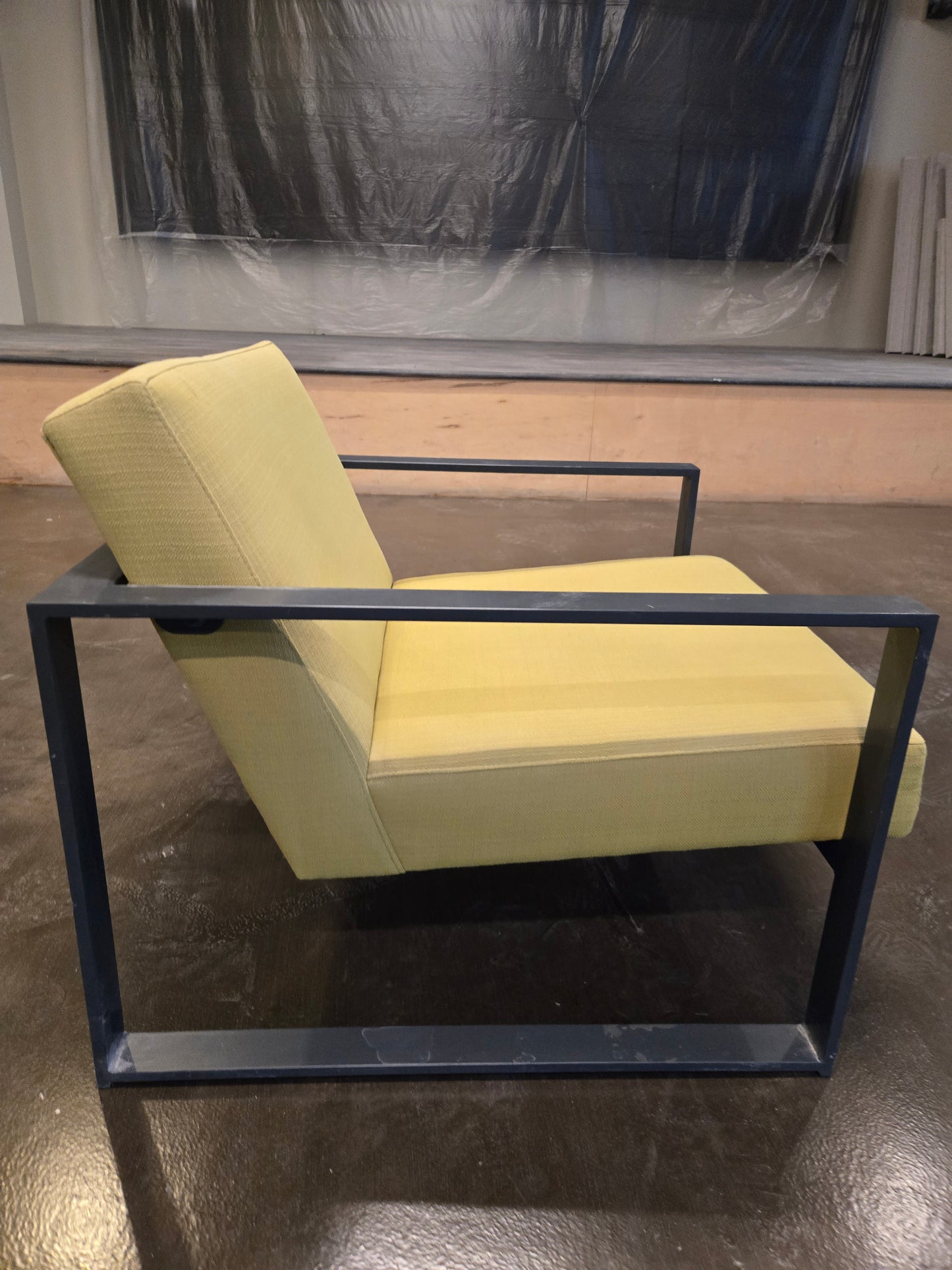 CB2 Specs Lounge Chair in Lime