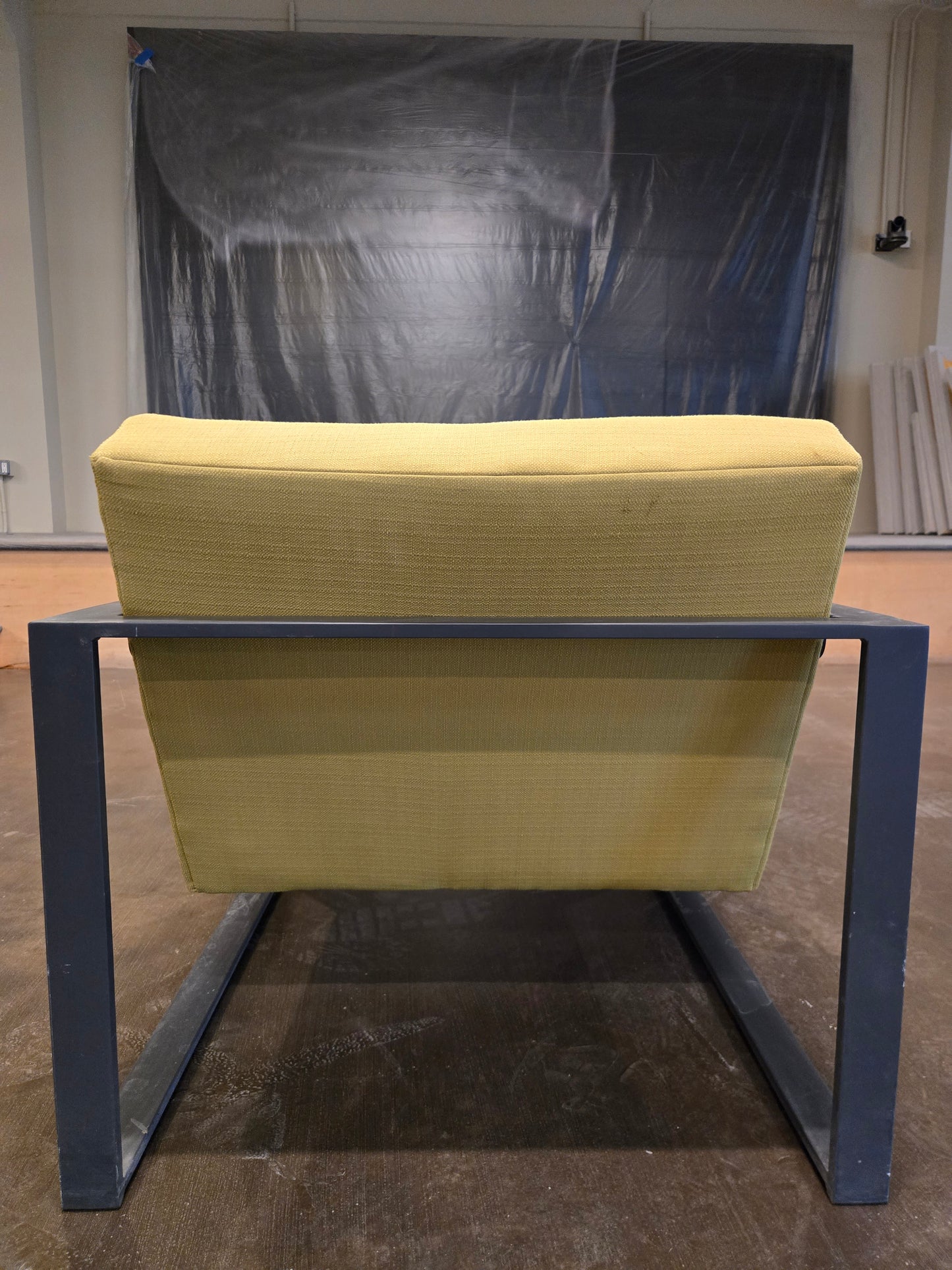 CB2 Specs Lounge Chair in Lime