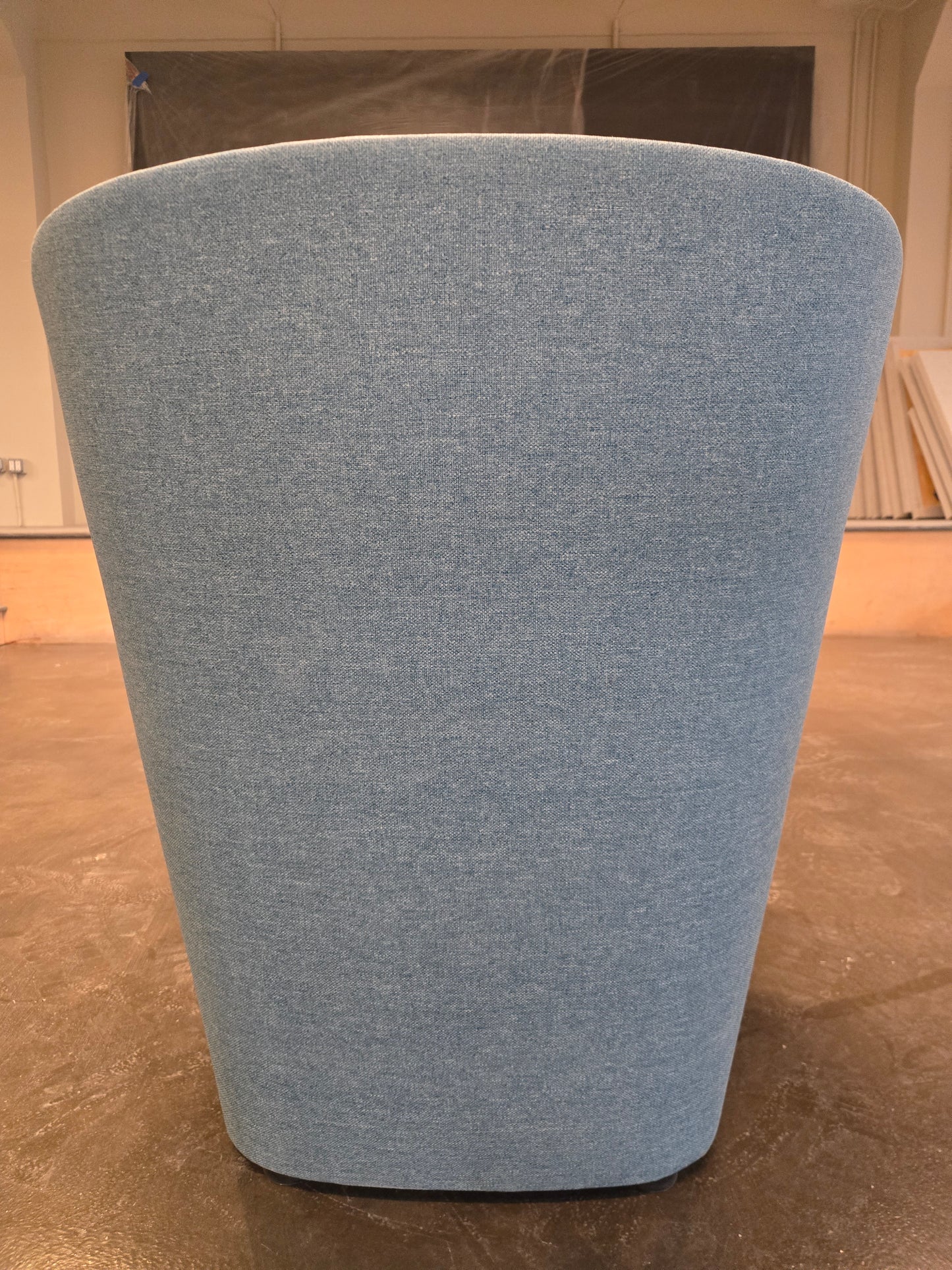 Poppin Pitch Club Chair in Teal