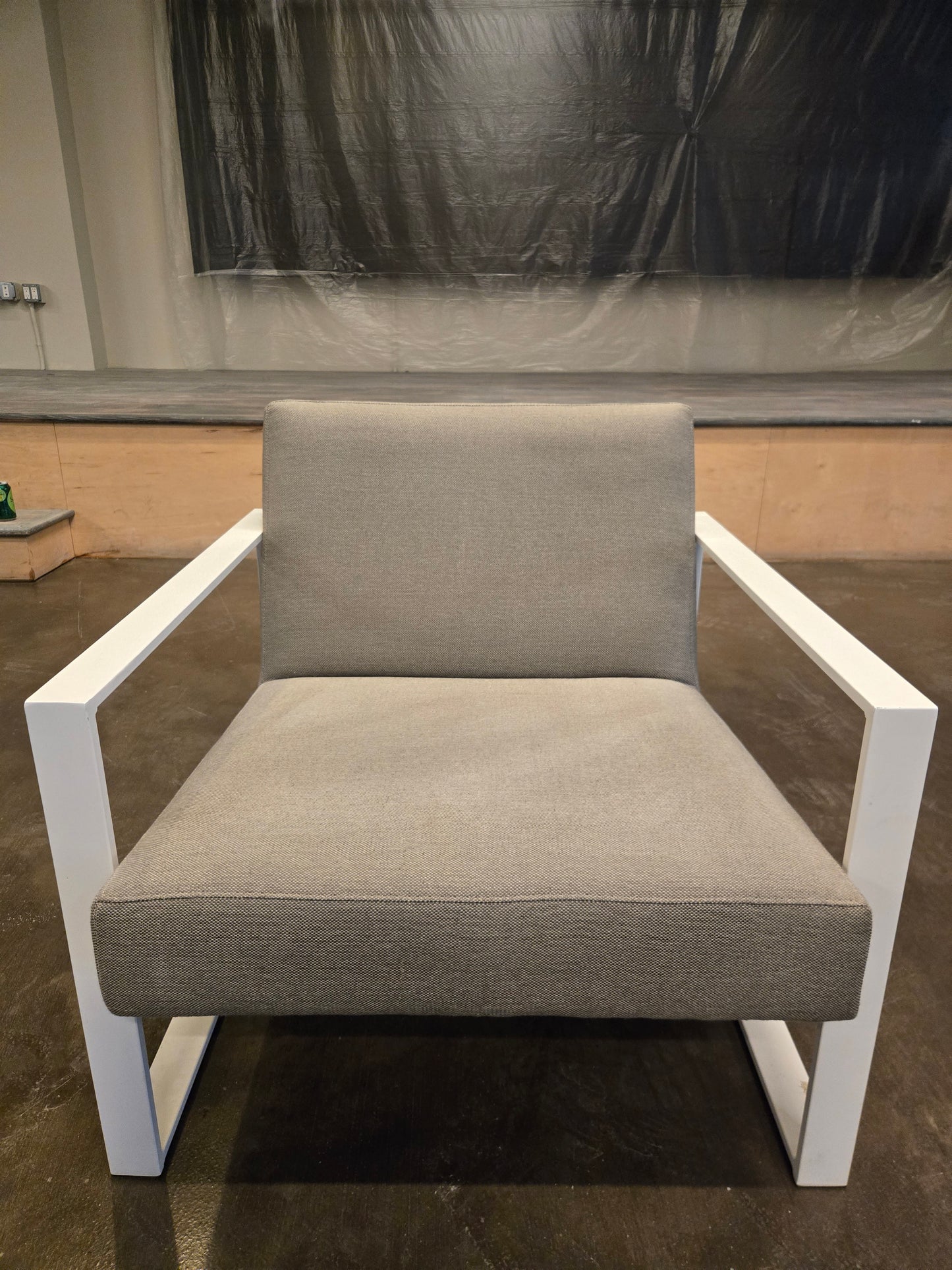 CB2 Specs Lounge Chair in Grey