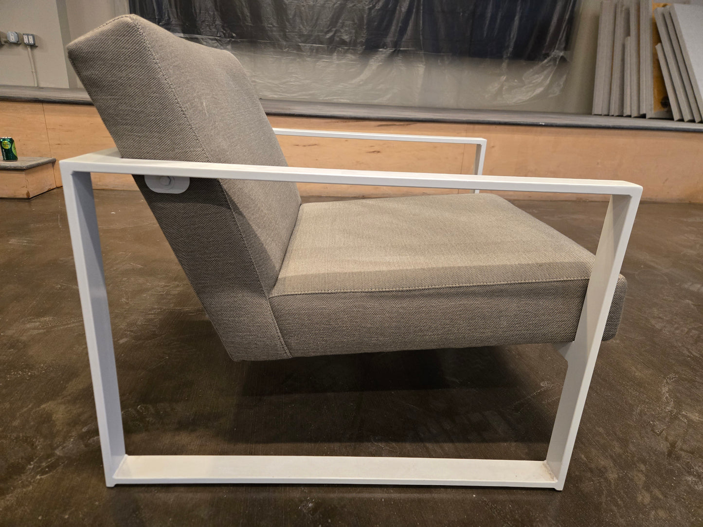 CB2 Specs Lounge Chair in Grey