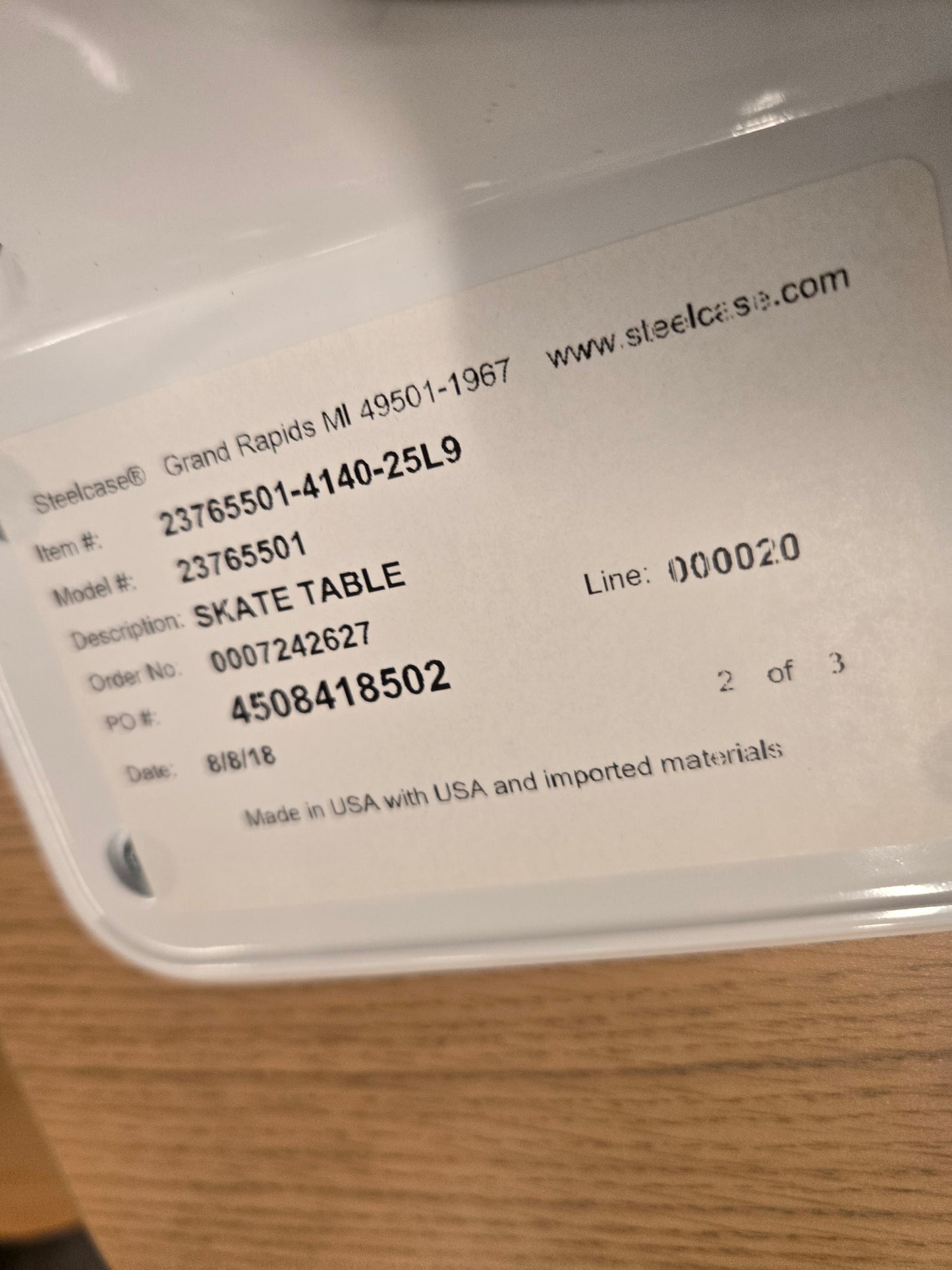 Steelcase Campfire Skate Table