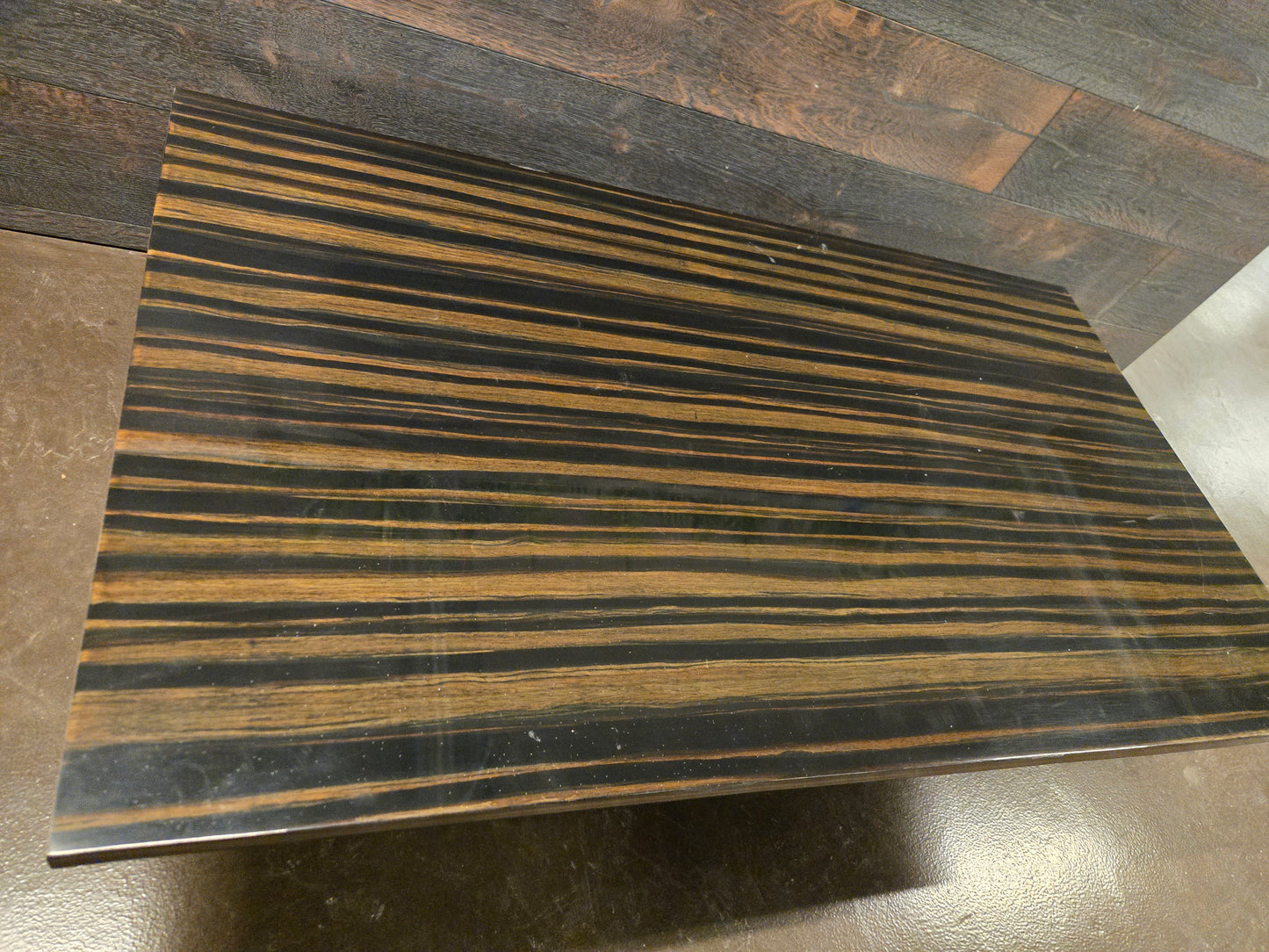 CB2 Stack Hi-Gloss Wood Coffee Table