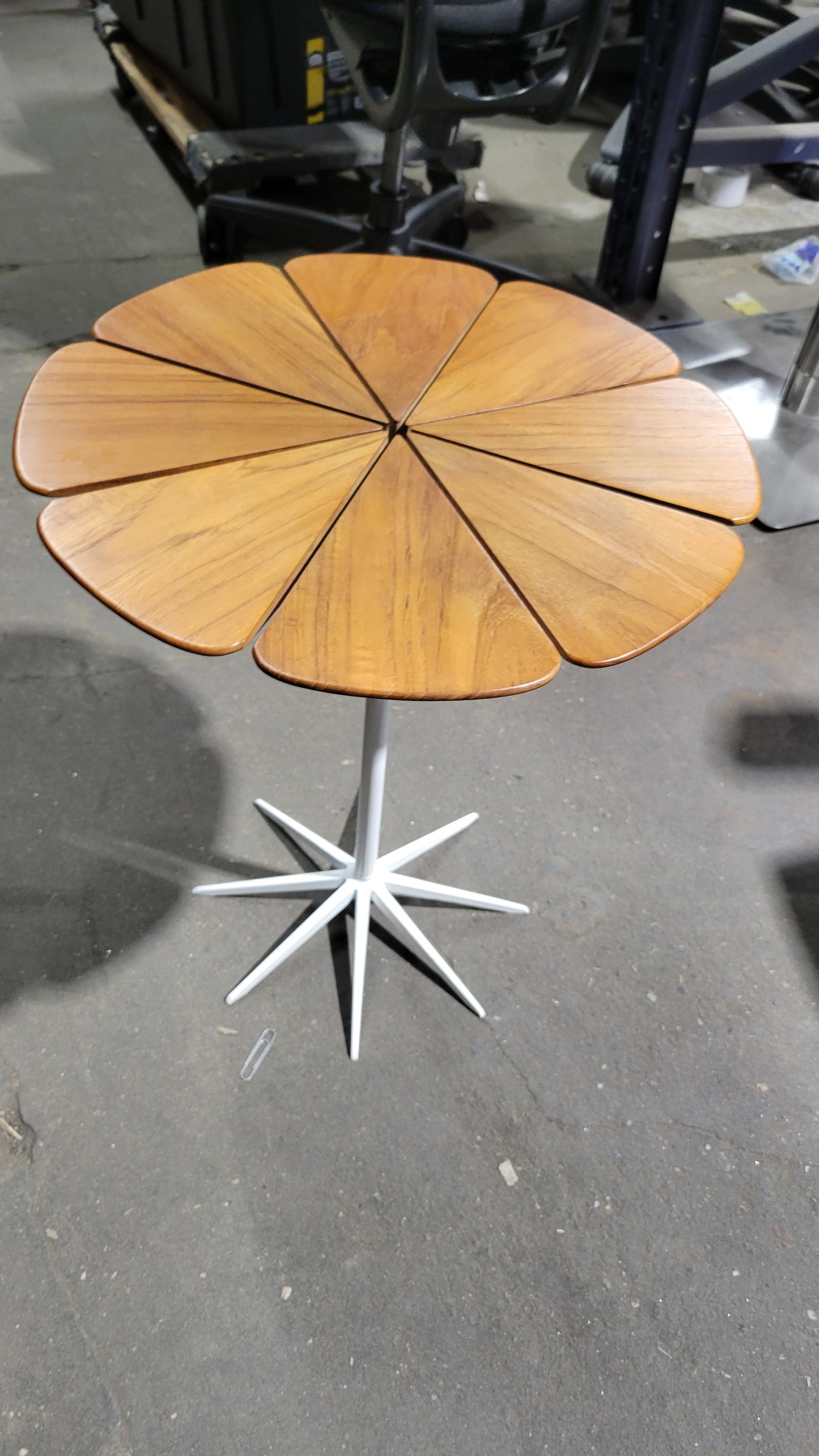 Knoll Petal End Table in Teak