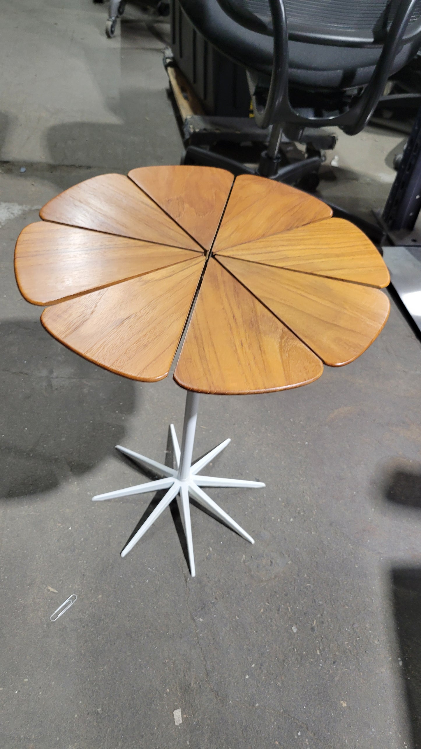 Knoll Petal End Table in Teak