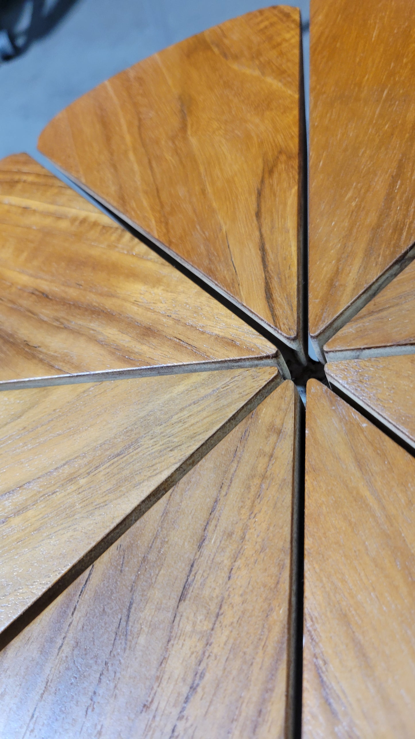 Knoll Petal End Table in Teak
