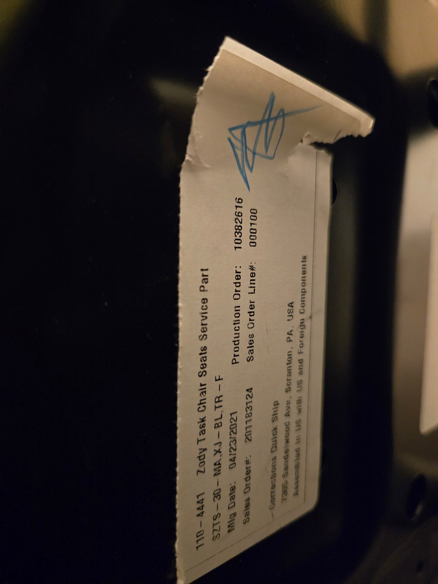 Haworth Zody Chair with Eco-Leather Seat