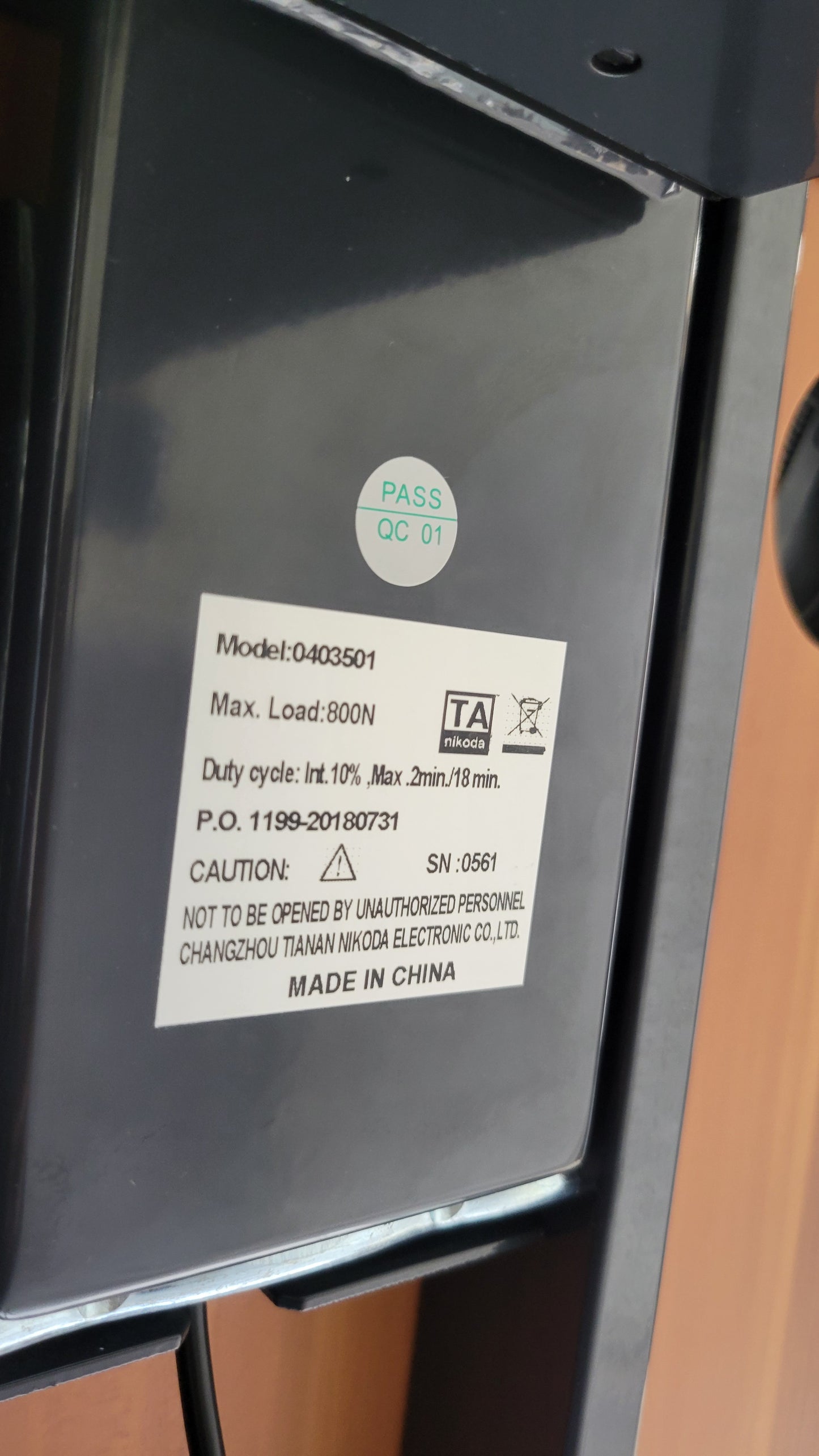 Height-Adjustable 6-ft Electric Standing Desk with Curved Cherry Top