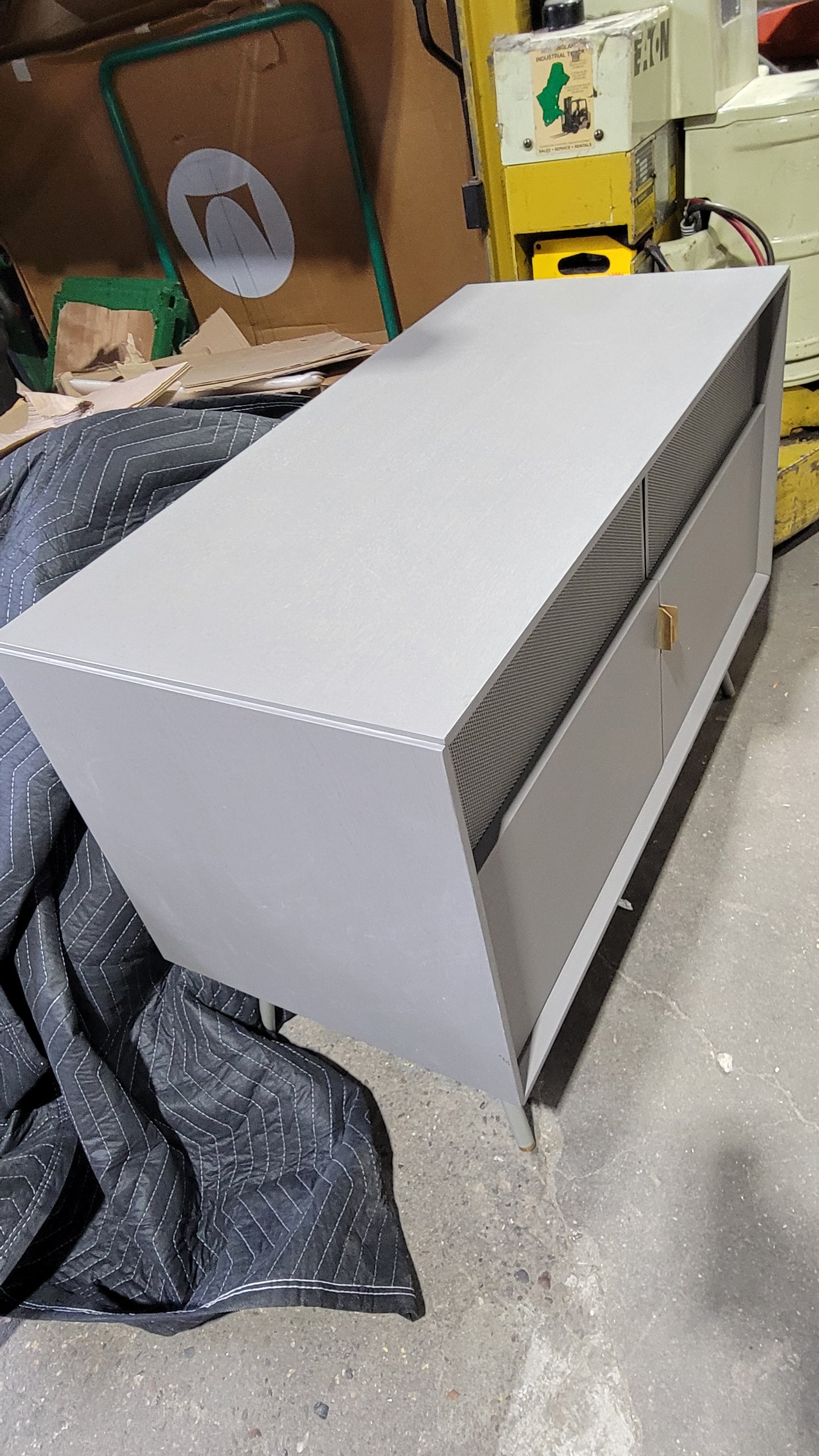 Blu Dot Dang 2-Door Console in Grey