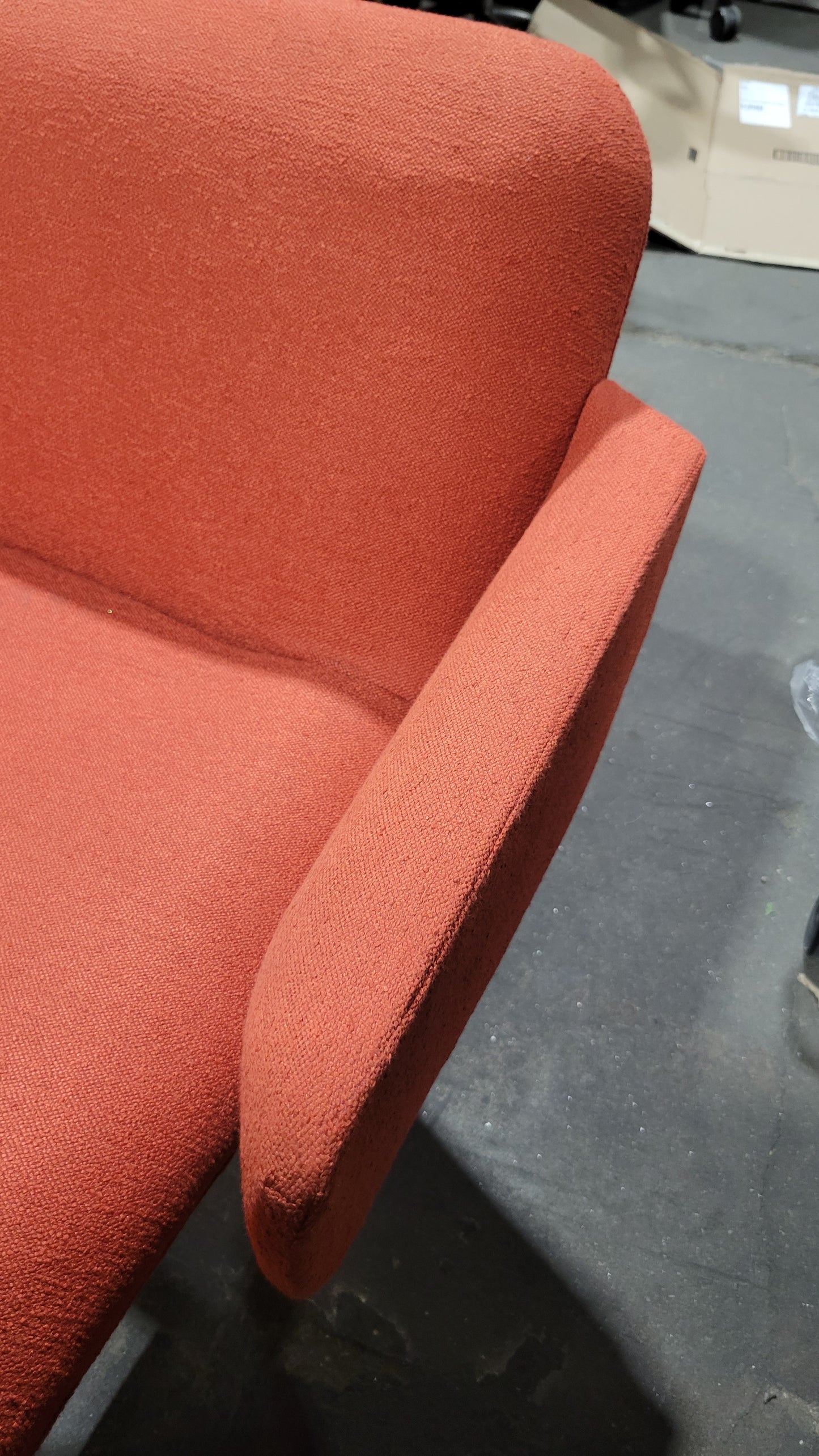 HBF Flock Lounge Chair in Red