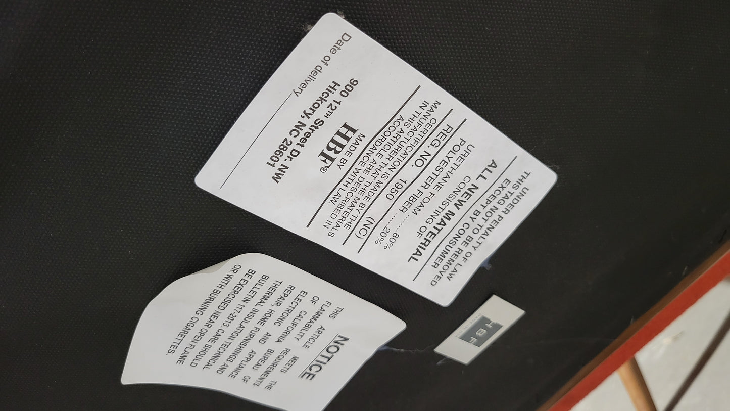 HBF Flock Lounge Chair in Red