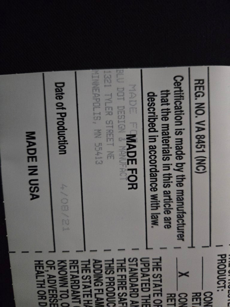 Blu Dot Bonnie 96-in Sofa in Grey Fabric