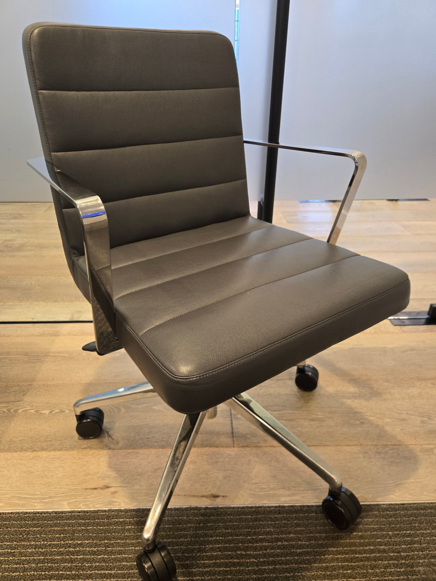 Bernhardt Design Duet Conference Chair in Grey